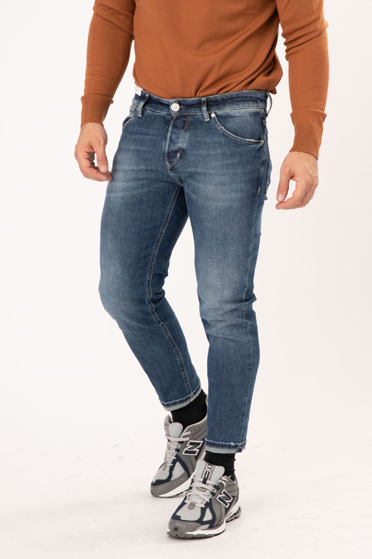 Pantaloni Torino Reggae Slim Fit Jeans-Libas Trendy Fashion Store