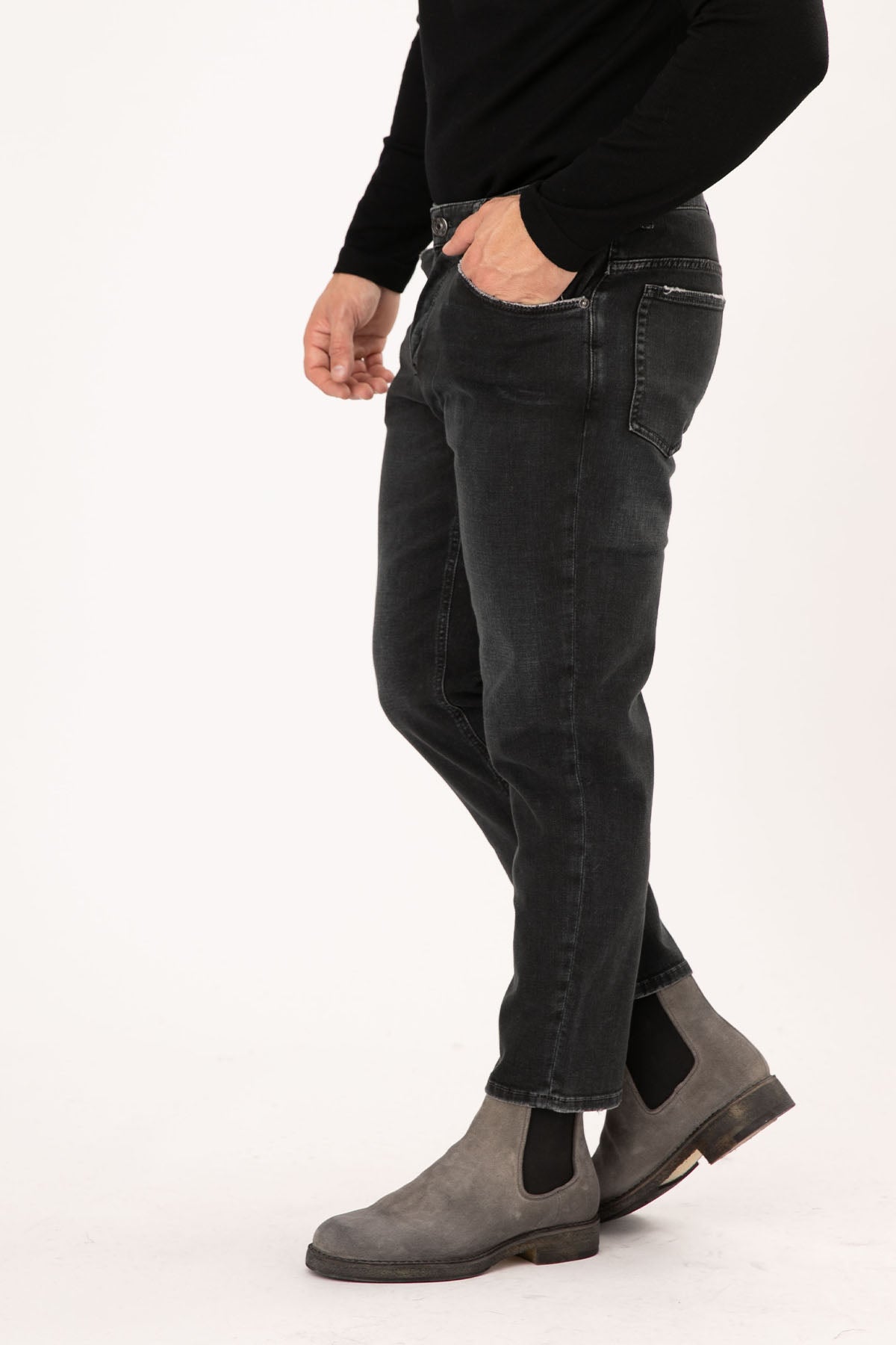 Pantaloni Torino Rebel Slim Fit Jeans-Libas Trendy Fashion Store