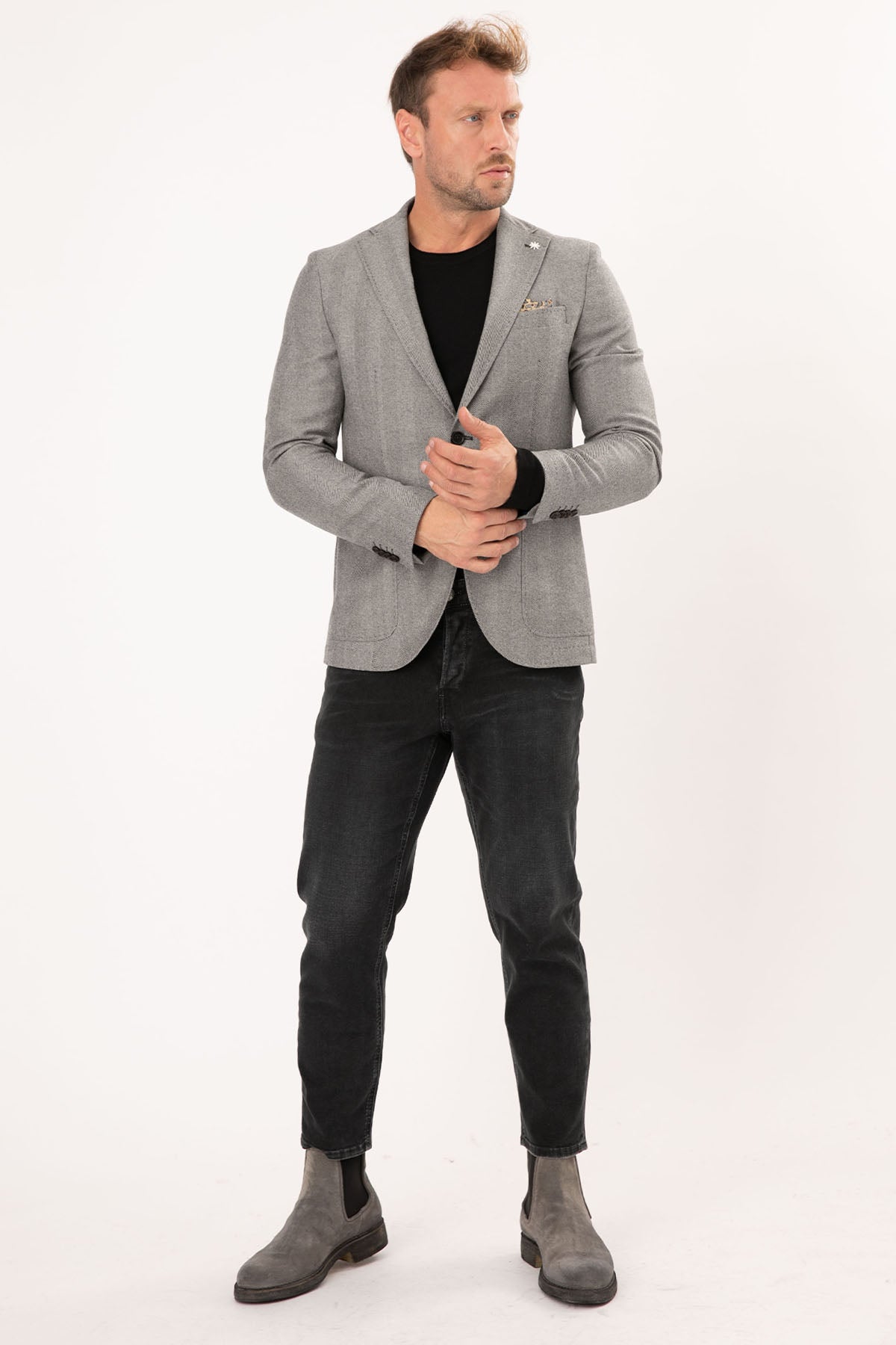 Pantaloni Torino Rebel Slim Fit Jeans-Libas Trendy Fashion Store