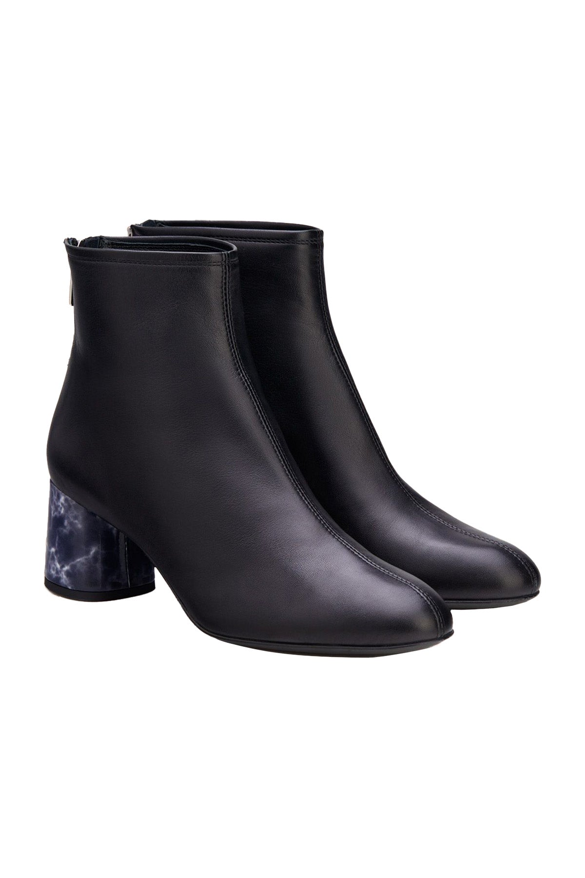 Agl Olga Precious Topuklu Deri Bootie-Libas Trendy Fashion Store