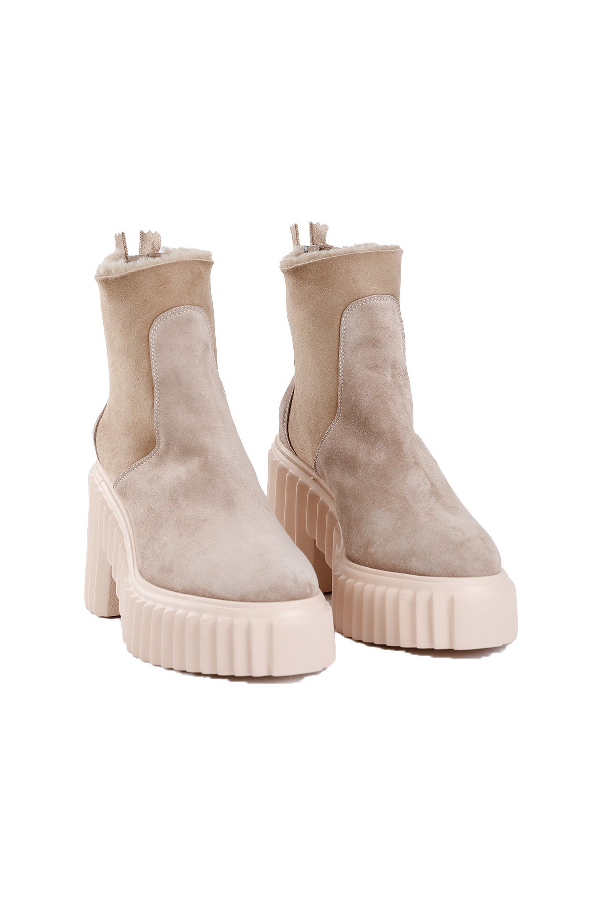 Agl Tiggy Warm İçi Kürklü Süet Bot-Libas Trendy Fashion Store
