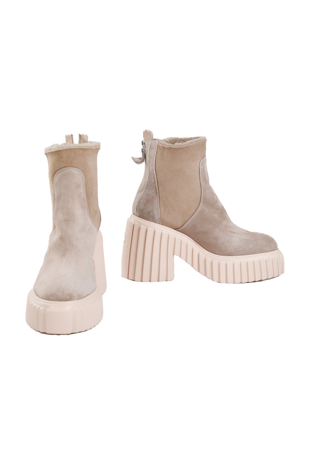 Agl Tiggy Warm İçi Kürklü Süet Bot-Libas Trendy Fashion Store