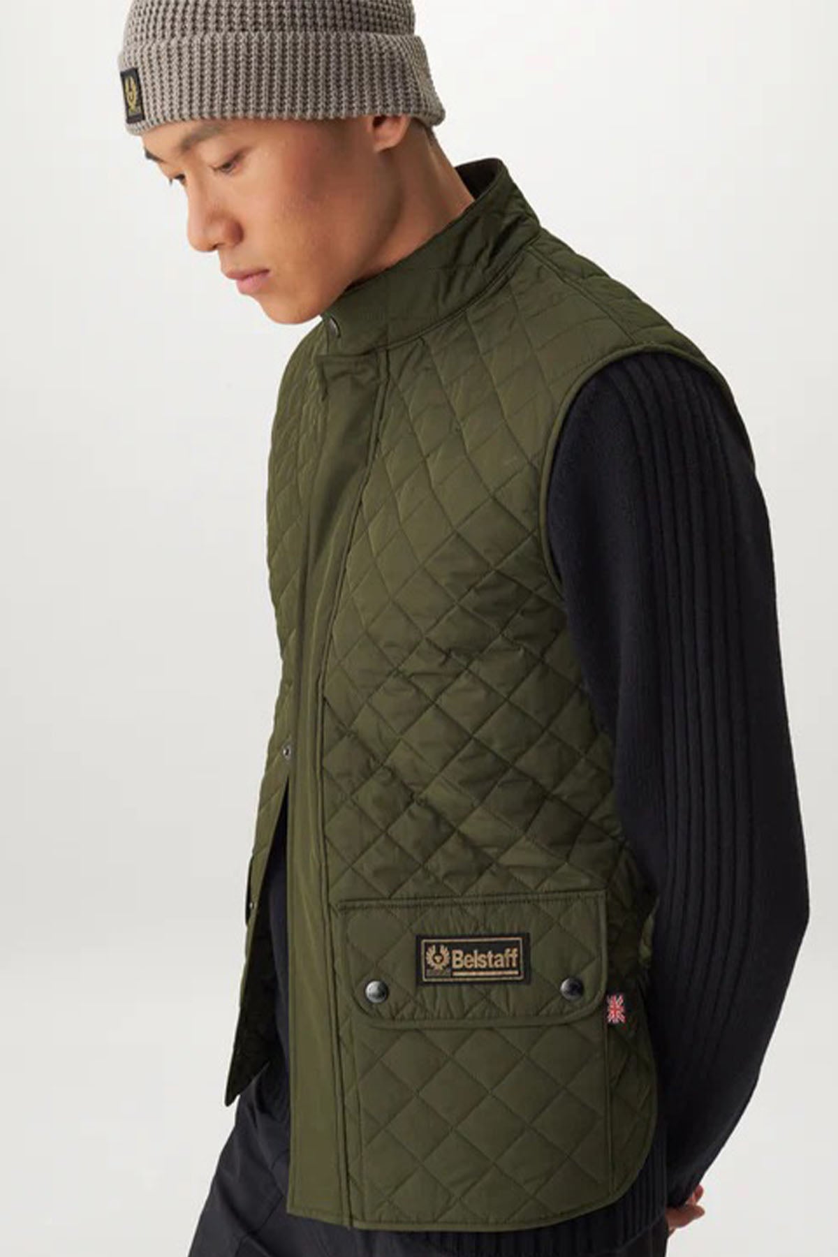 Belstaff Waistcoat Kapitone Yelek-Libas Trendy Fashion Store