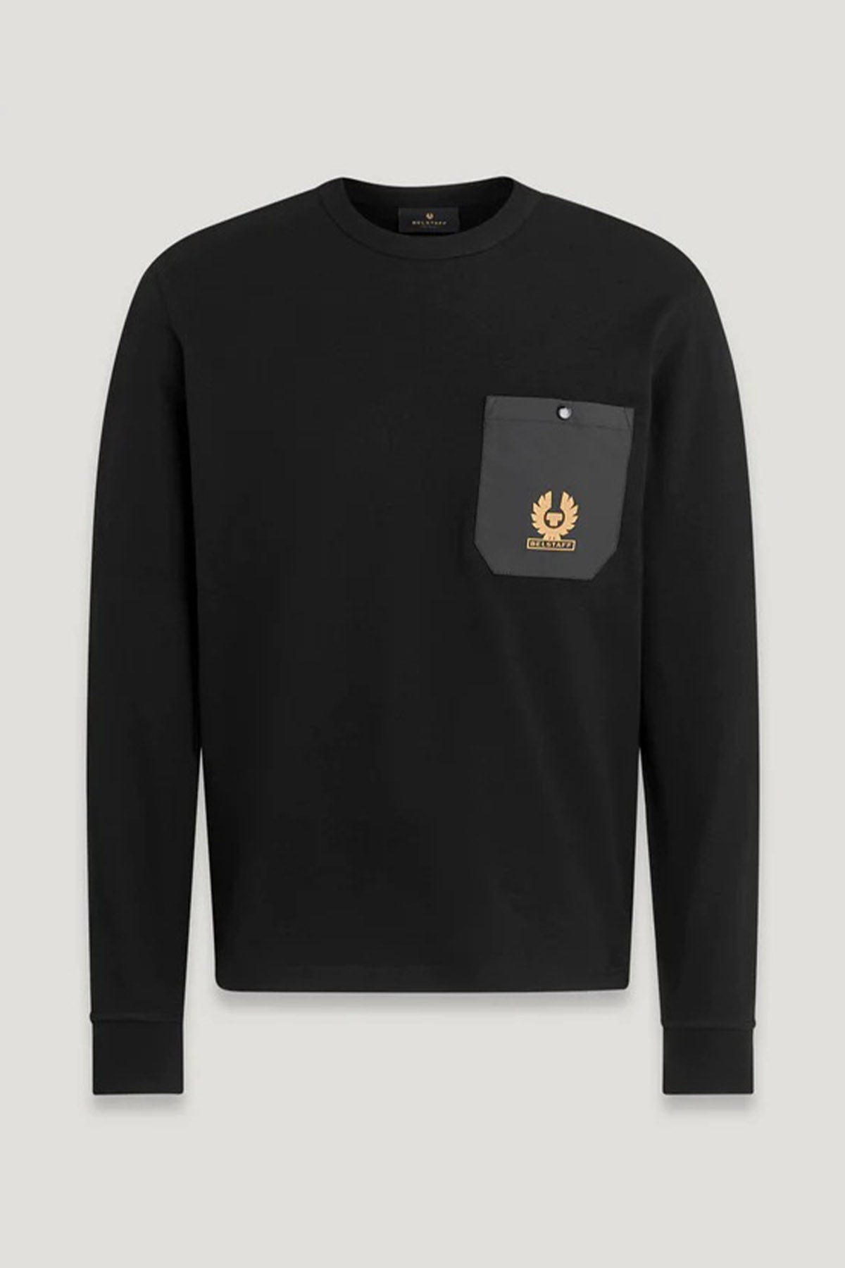 Belstaff Cep Detaylı Logolu İnce Sweatshirt-Libas Trendy Fashion Store