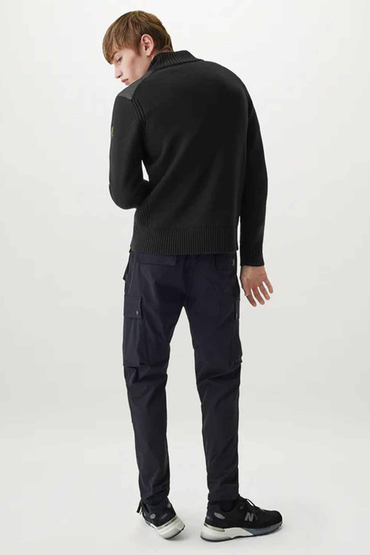 Belstaff Dik Yaka Yün Ceket-Libas Trendy Fashion Store