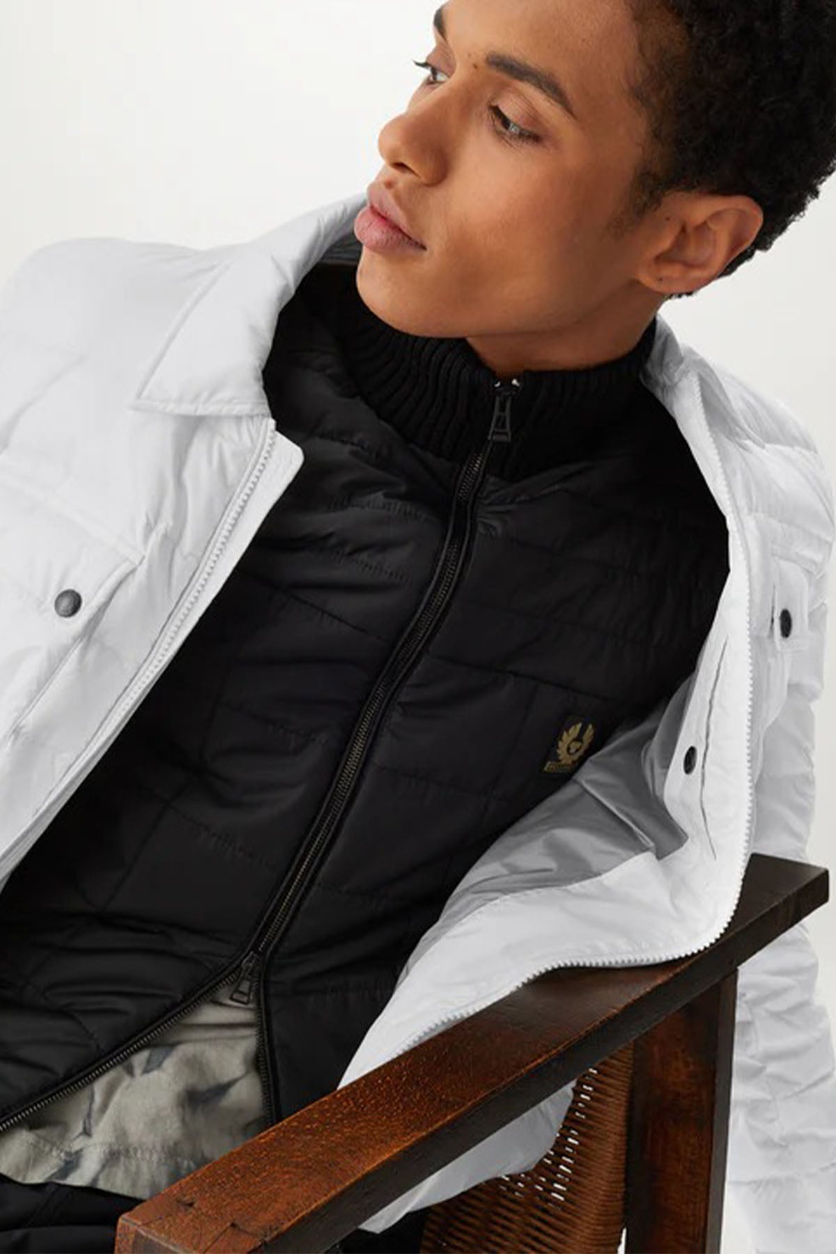 Belstaff Cep Detaylı İnce Puffer Mont-Libas Trendy Fashion Store
