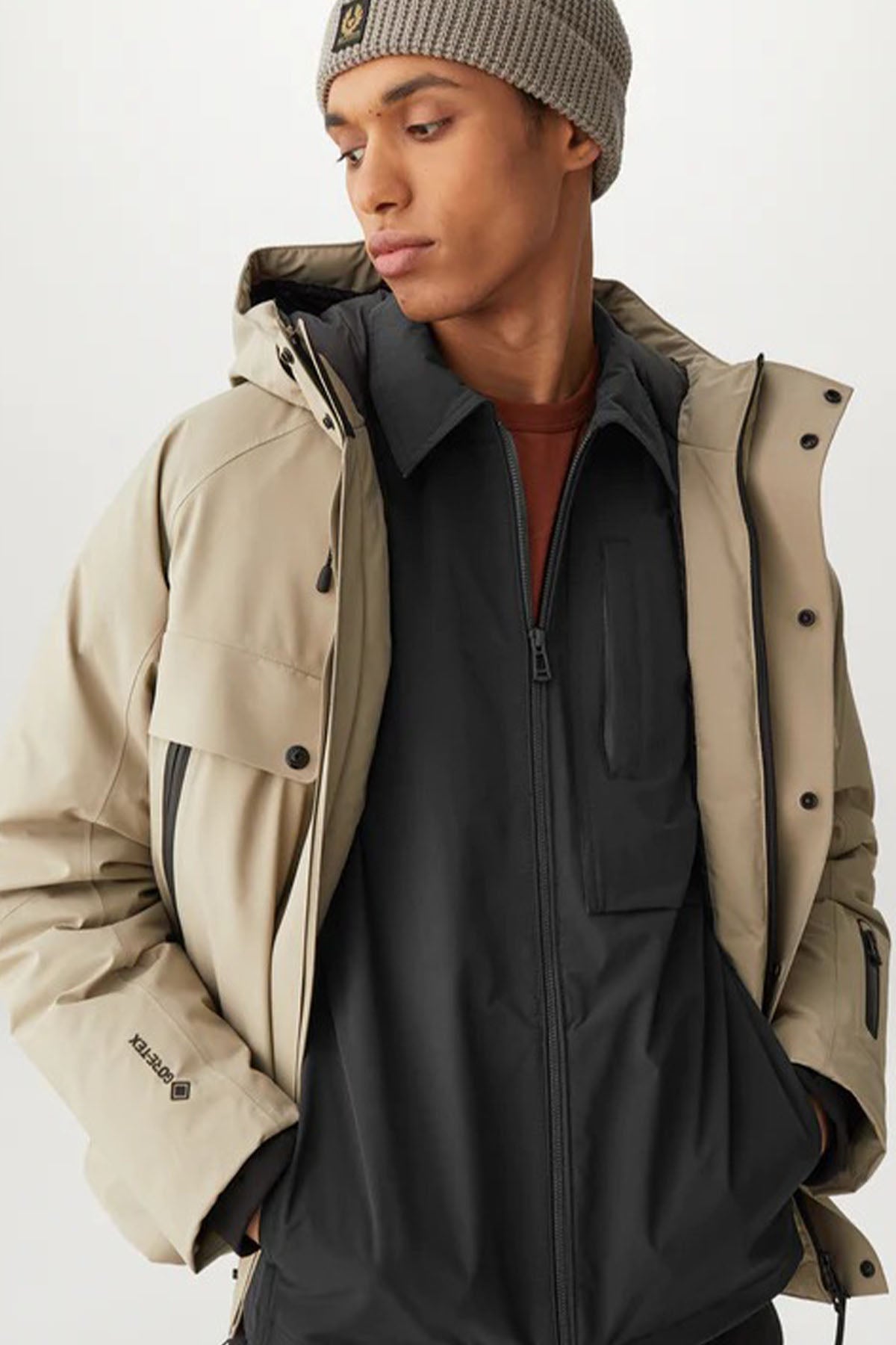 Belstaff Klasik Yaka Cep Detaylı Ceket-Libas Trendy Fashion Store