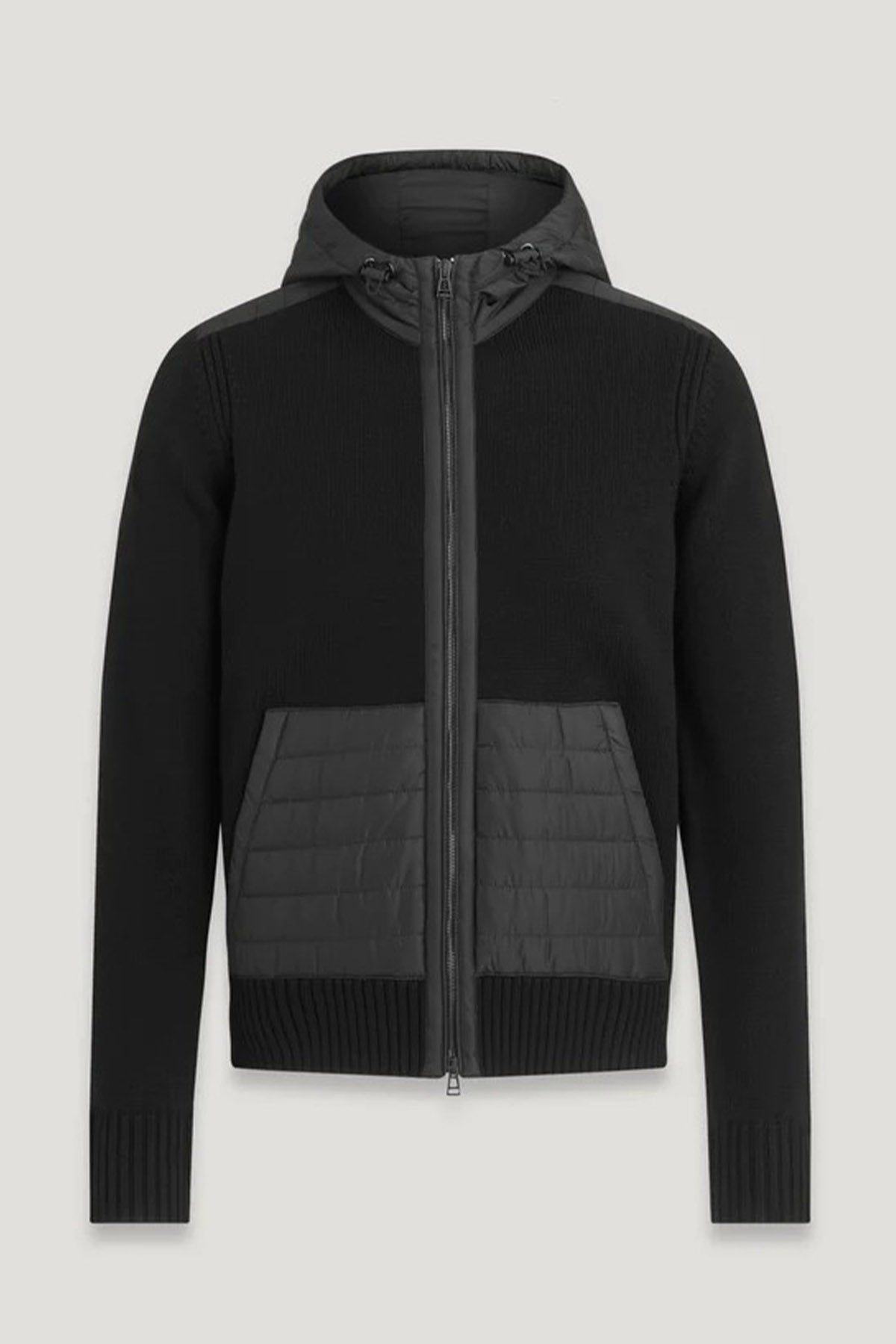 Belstaff Kapüşonlu Örgü Yün Ceket-Libas Trendy Fashion Store