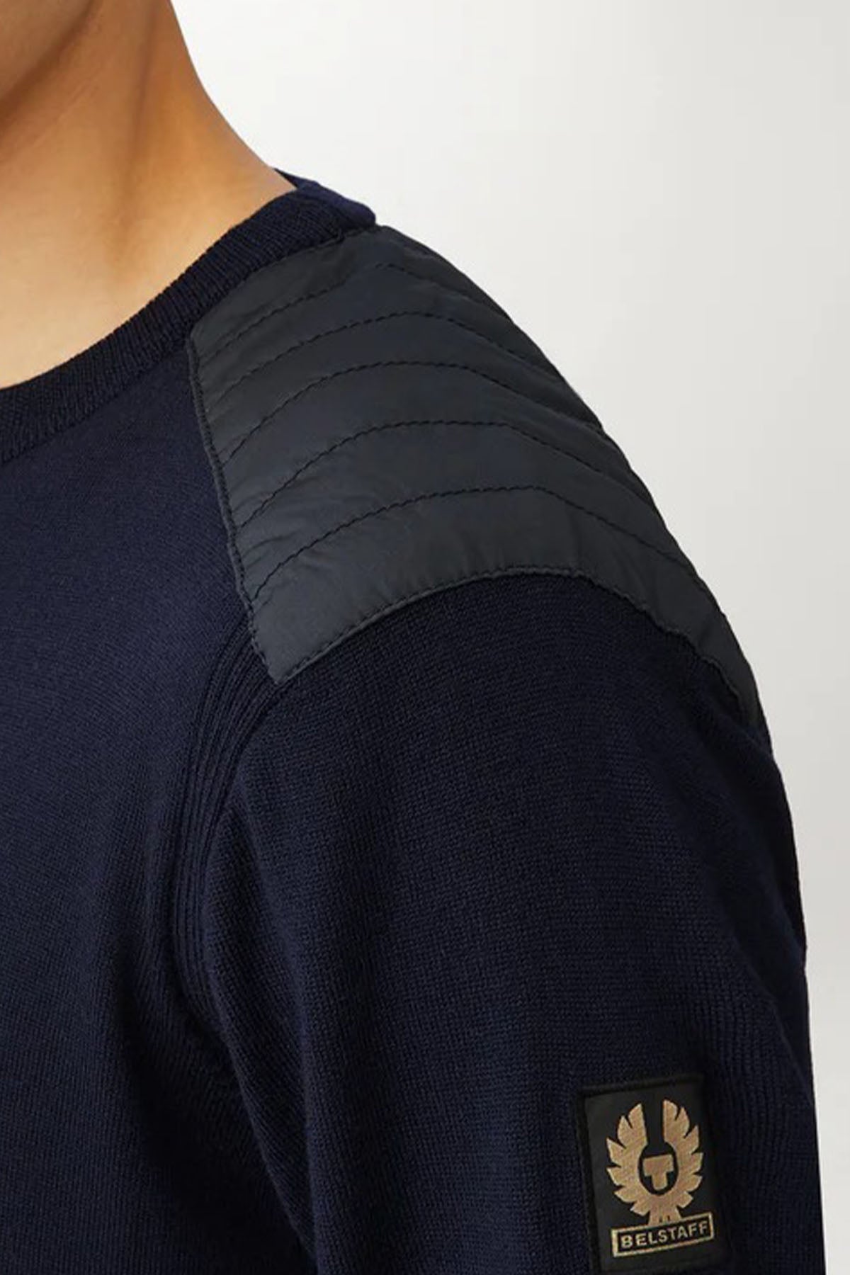 Belstaff Yuvarlak Yaka Örgü Yün Triko-Libas Trendy Fashion Store