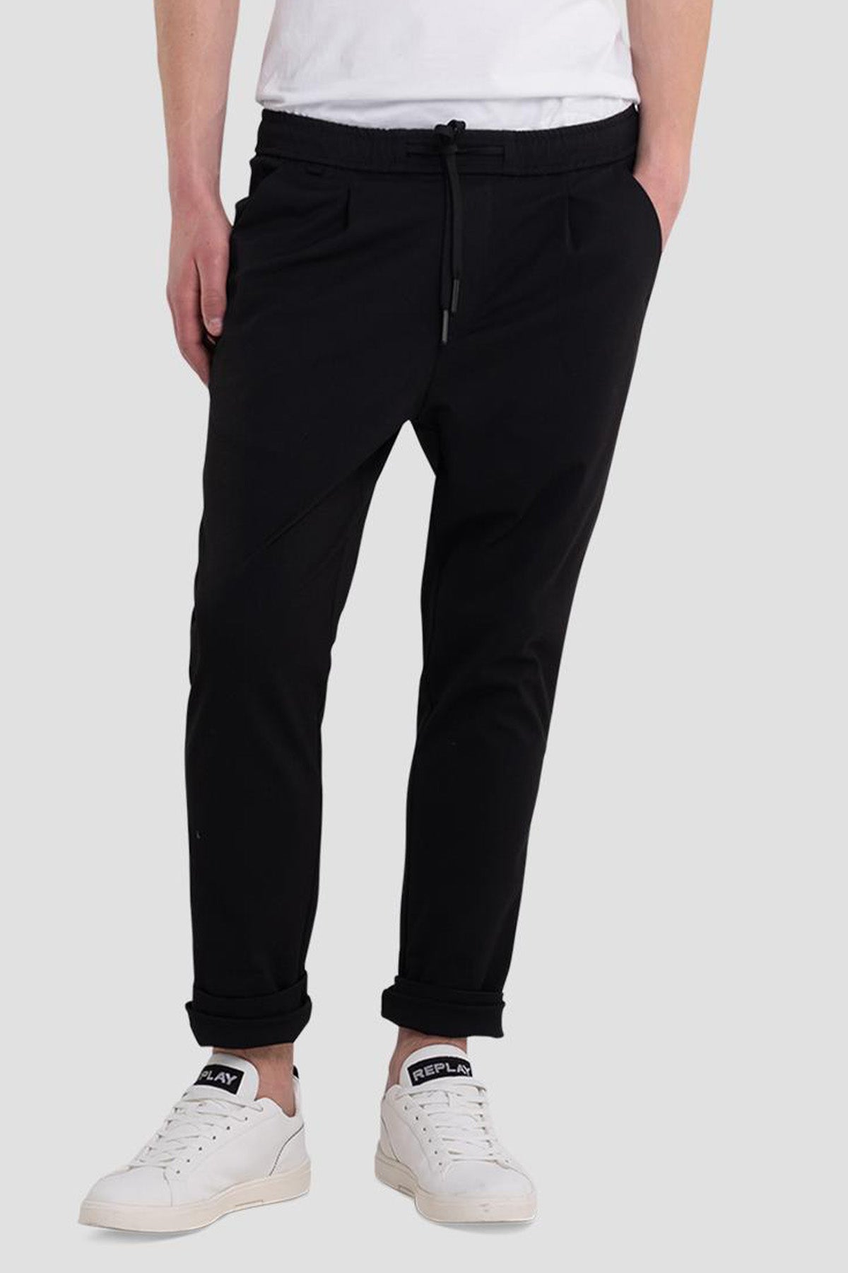 Replay Smart Business Tek Pileli Jogger Pantolon-Libas Trendy Fashion Store