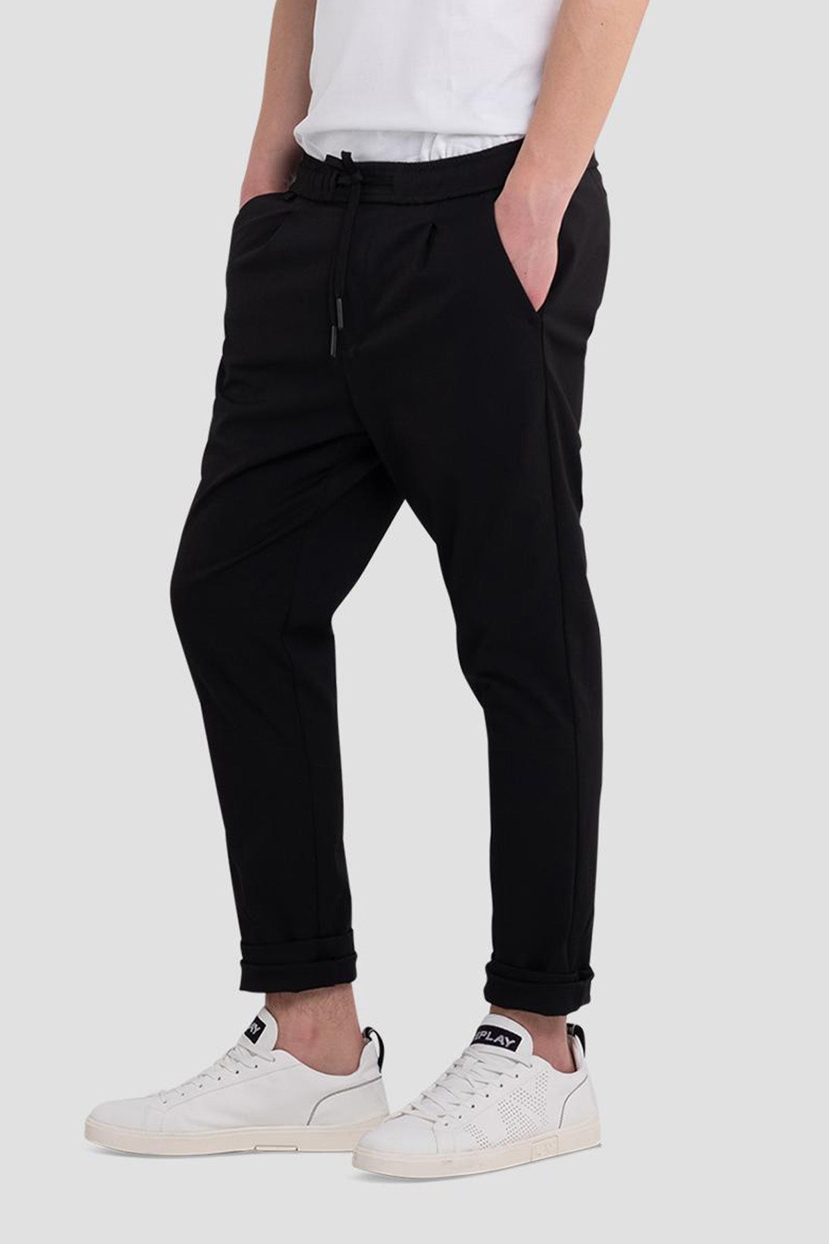 Replay Smart Business Tek Pileli Jogger Pantolon-Libas Trendy Fashion Store