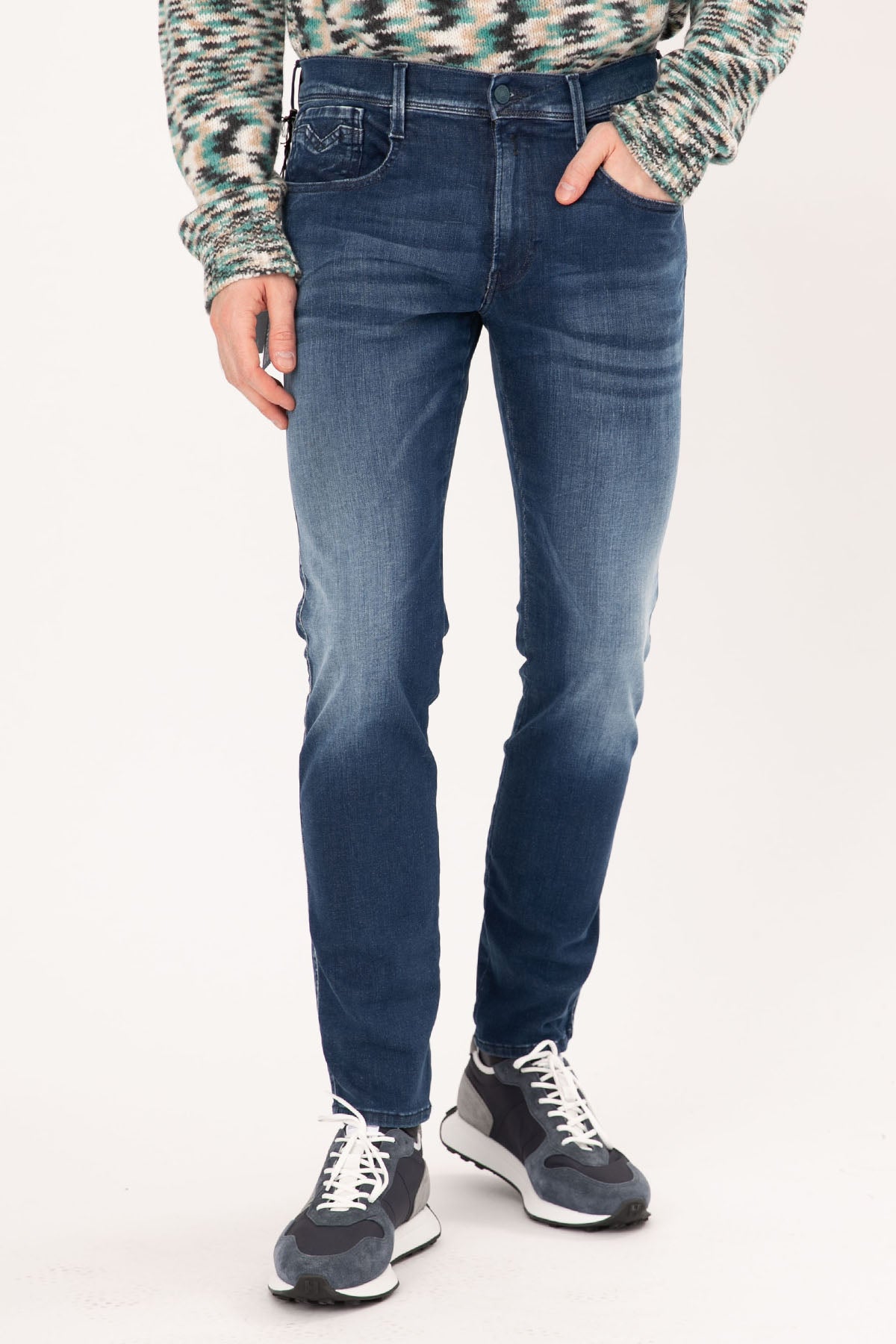 Replay Hyperflex Re-Used Anbass Slim Fit Jeans-Libas Trendy Fashion Store