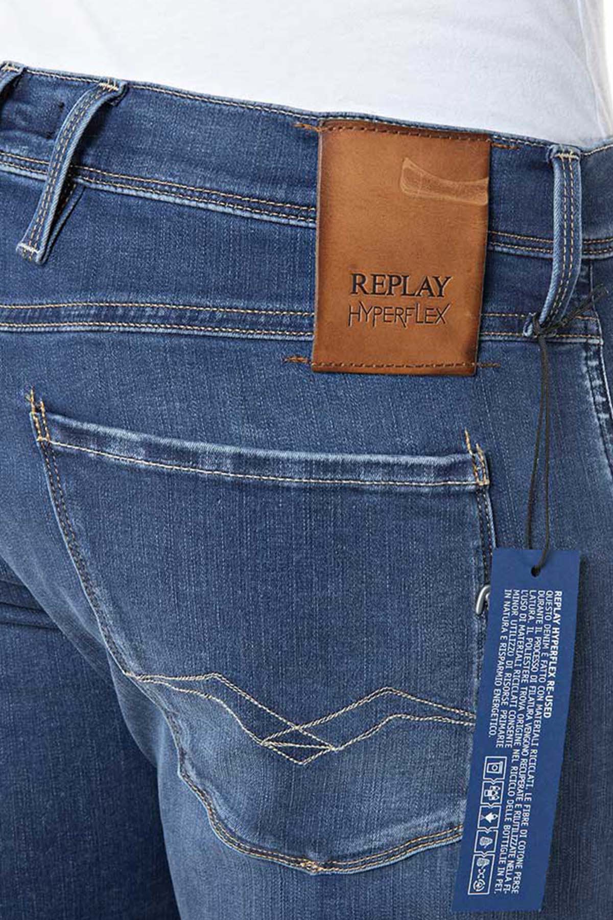 Replay Anbass Hyperflex X-Lite Re-Used Slim Fit Jeans-Libas Trendy Fashion Store