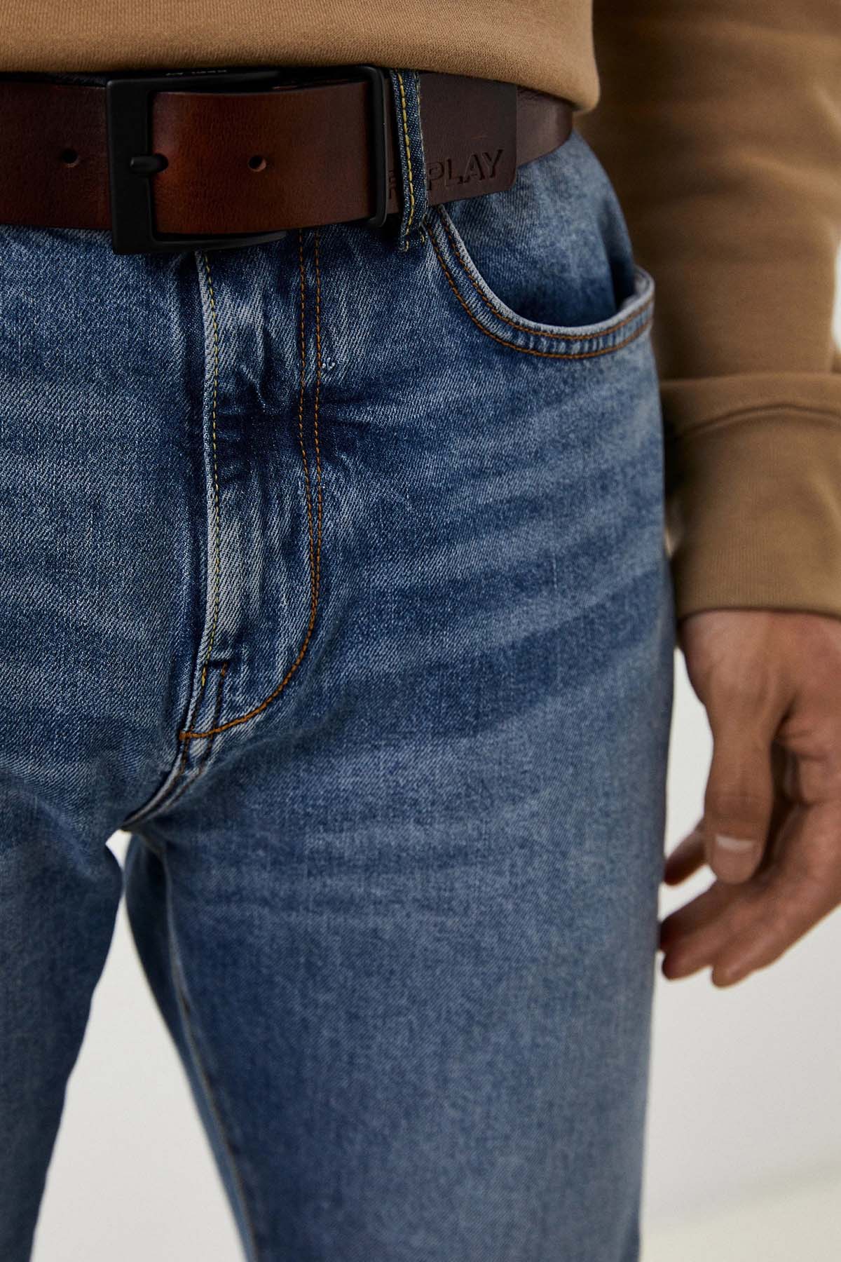 Replay Metal Tokalı Deri Kemer-Libas Trendy Fashion Store