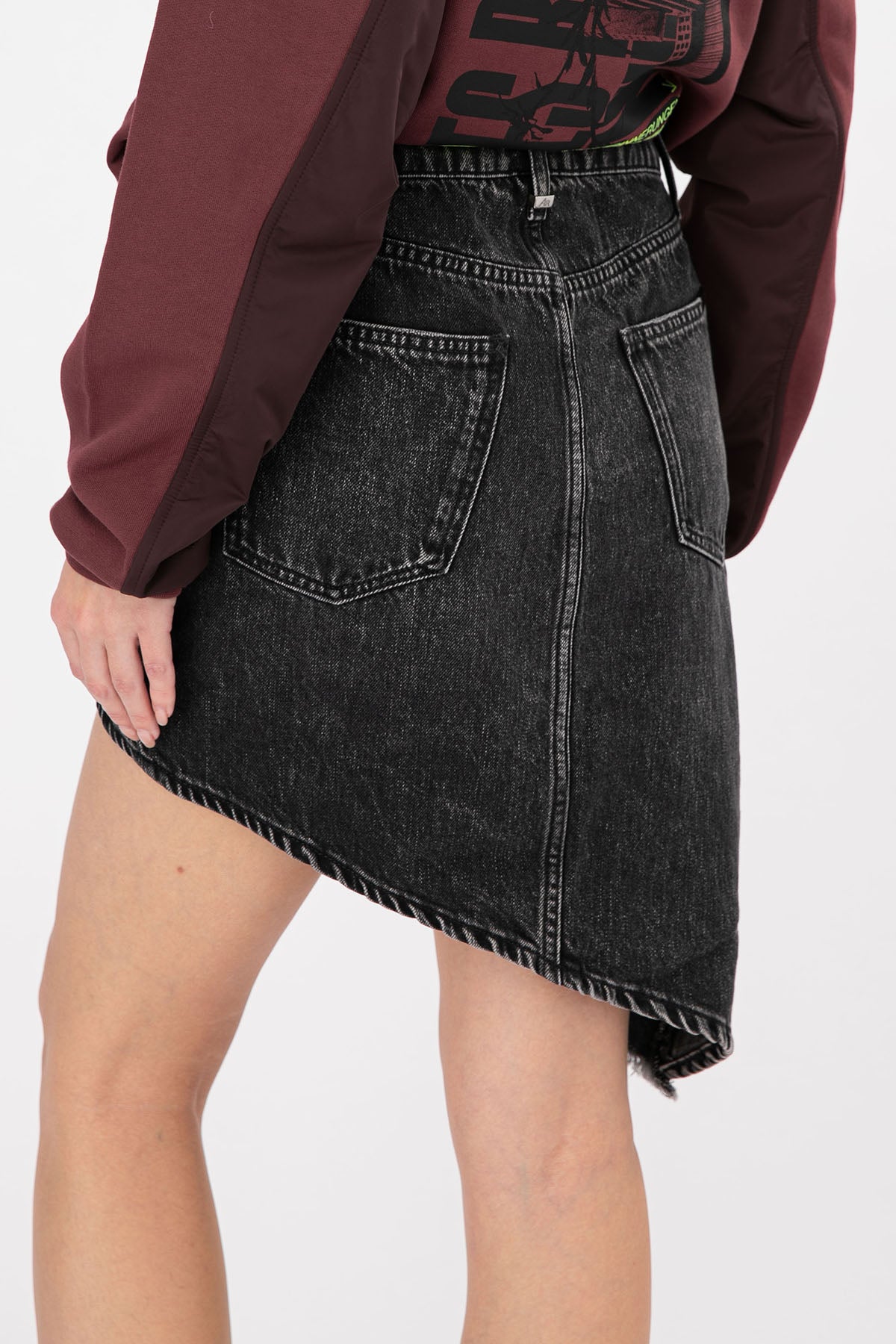 Replay Asimetrik Kesim Denim Etek-Libas Trendy Fashion Store