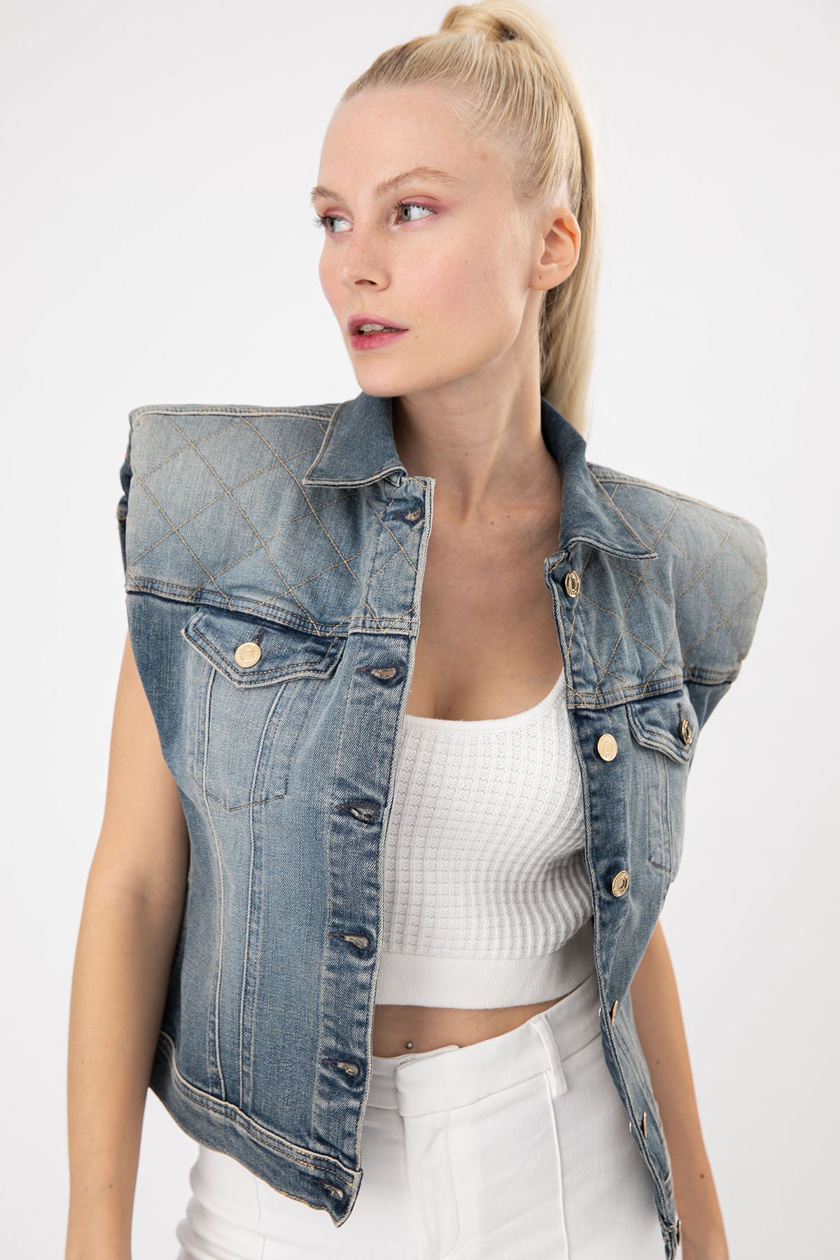 Replay Denim Yelek-Libas Trendy Fashion Store