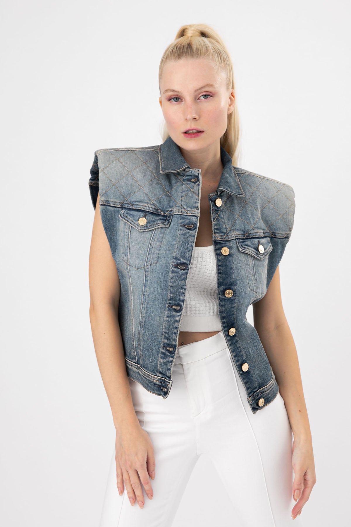 Replay Denim Yelek-Libas Trendy Fashion Store