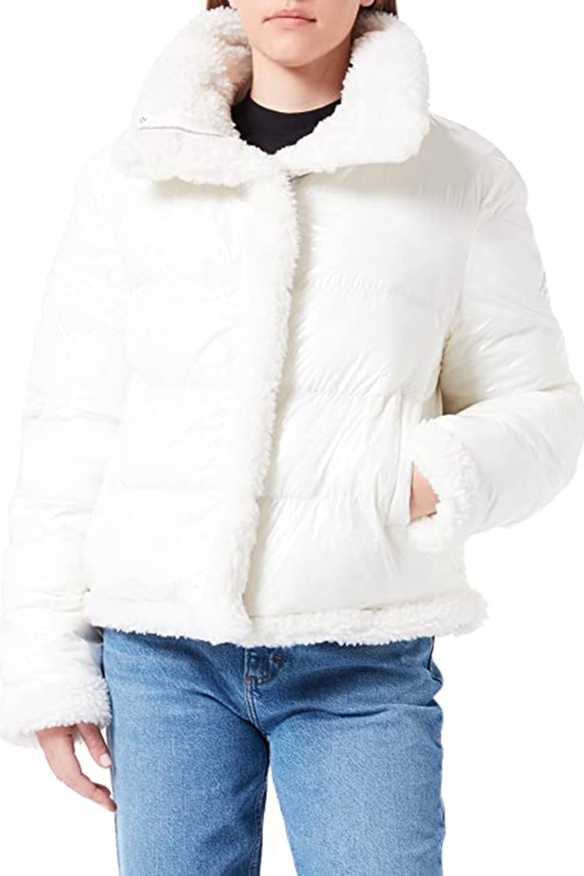 Replay Çift Taraflı Peluş Puffer Mont-Libas Trendy Fashion Store