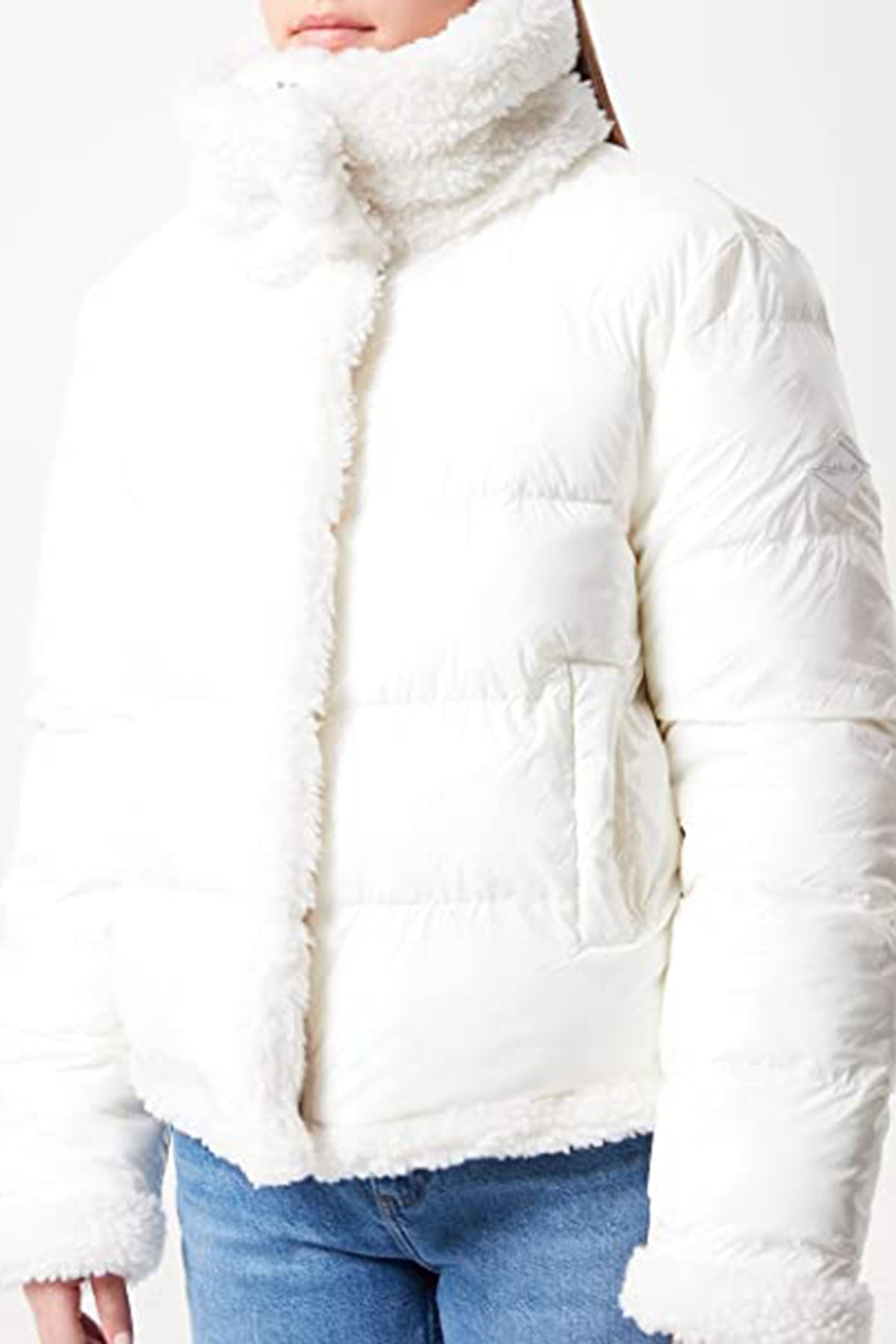 Replay Çift Taraflı Peluş Puffer Mont-Libas Trendy Fashion Store