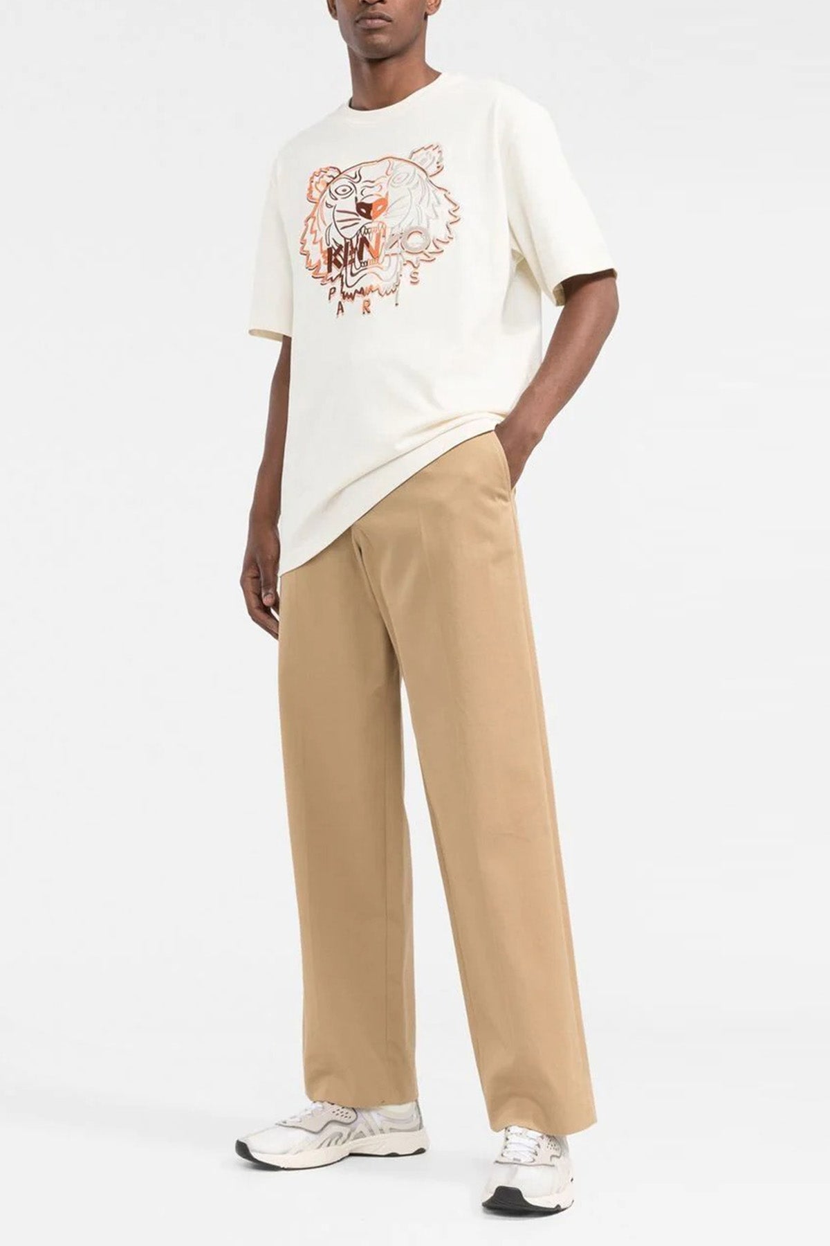 Kenzo Renk Geçişli Kaplan Logolu T-shirt-Libas Trendy Fashion Store