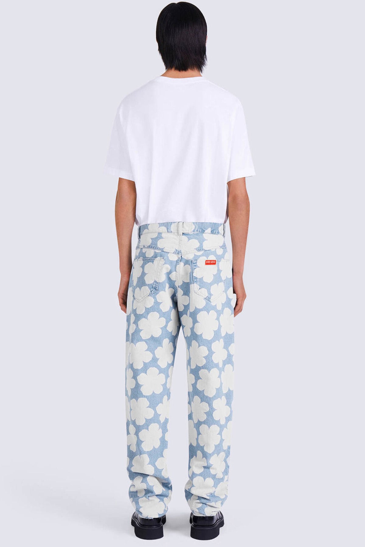 Kenzo Geniş Kesim Boke Flower Logolu T-shirt-Libas Trendy Fashion Store