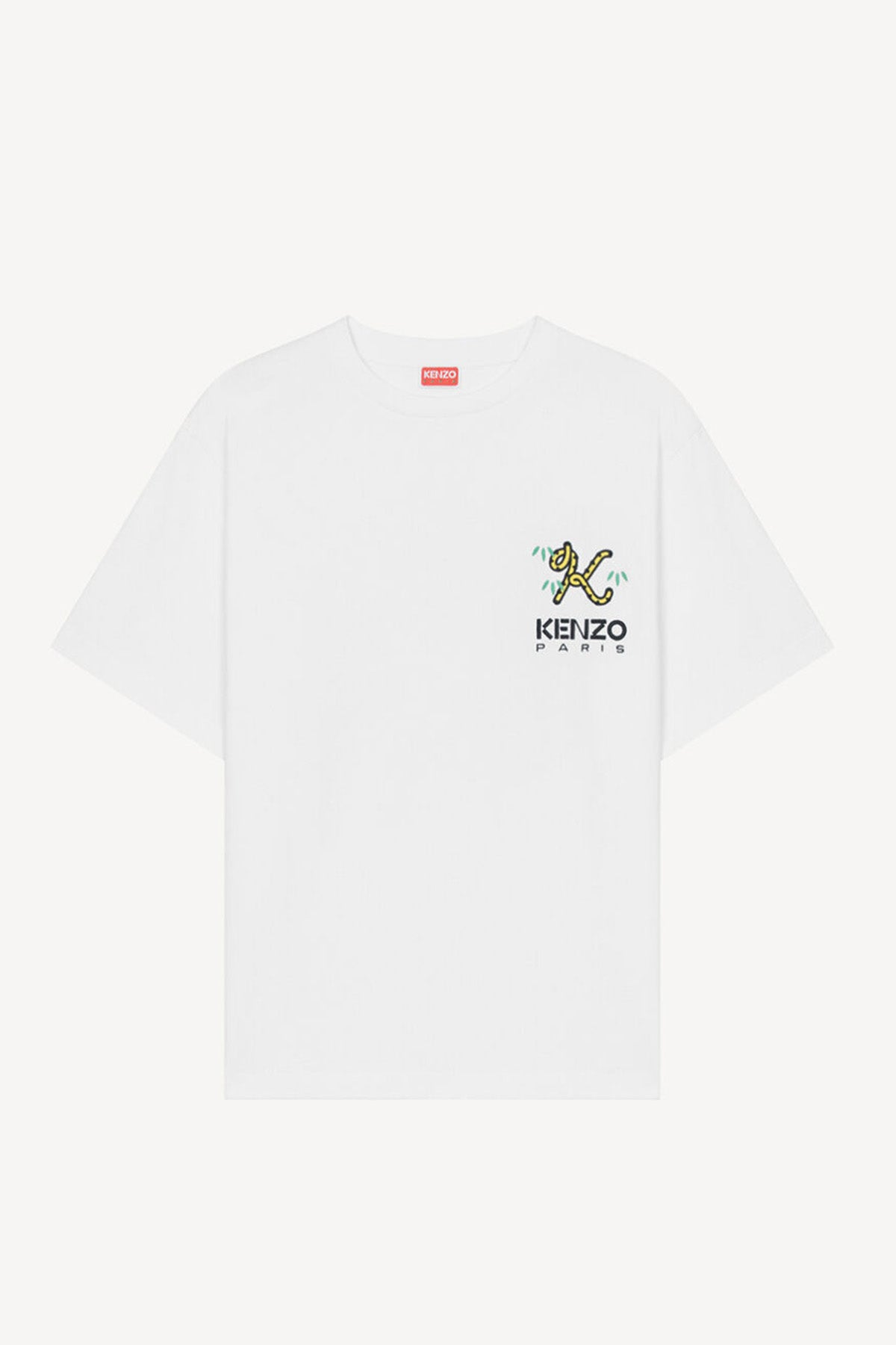 Kenzo Geniş Kesim Kaplan Kuyruğu Armalı K Logolu T-shirt-Libas Trendy Fashion Store
