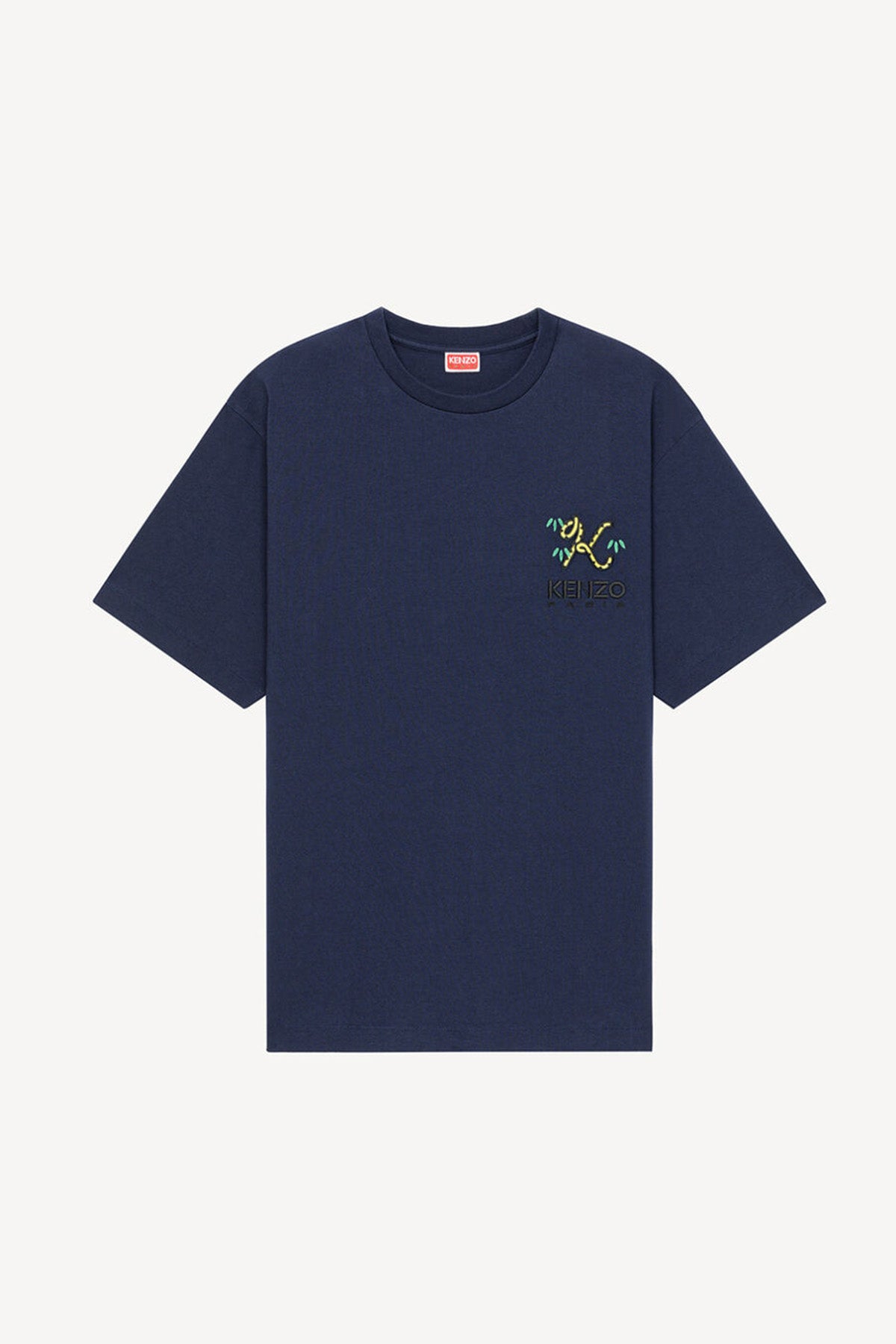 Kenzo Geniş Kesim Kaplan Kuyruğu Armalı K Logolu T-shirt-Libas Trendy Fashion Store