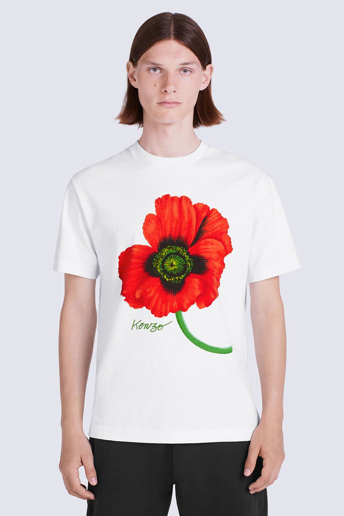 Kenzo Big Poppy Logolu T-shirt-Libas Trendy Fashion Store