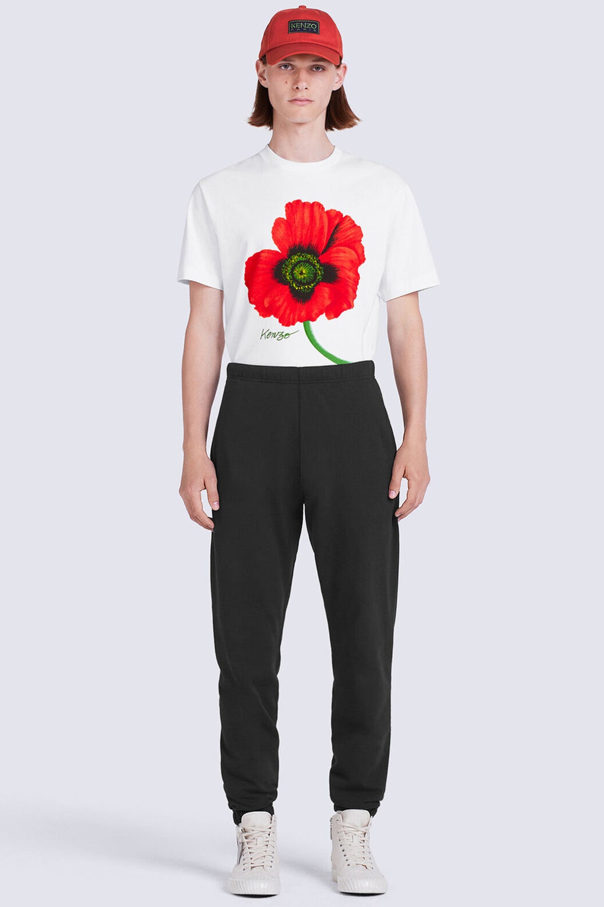 Kenzo Big Poppy Logolu T-shirt-Libas Trendy Fashion Store