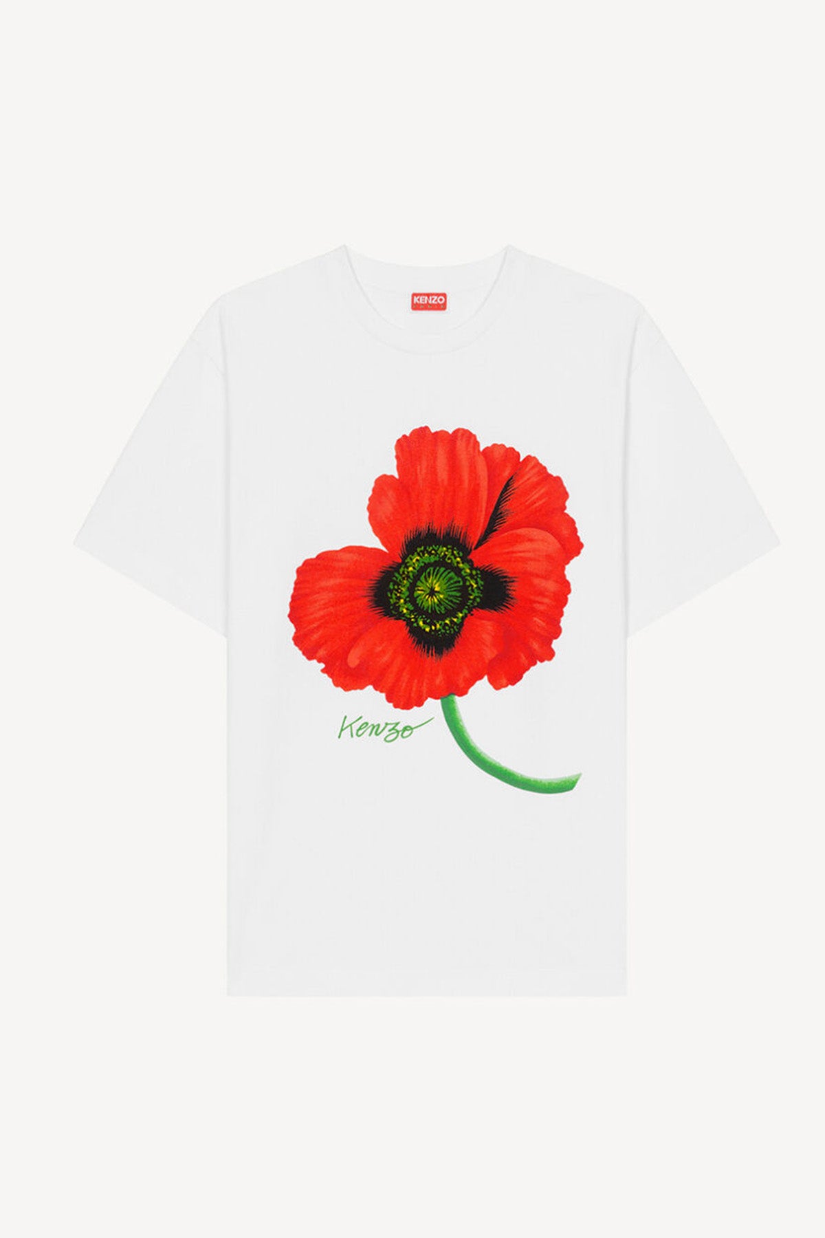 Kenzo Big Poppy Logolu T-shirt-Libas Trendy Fashion Store