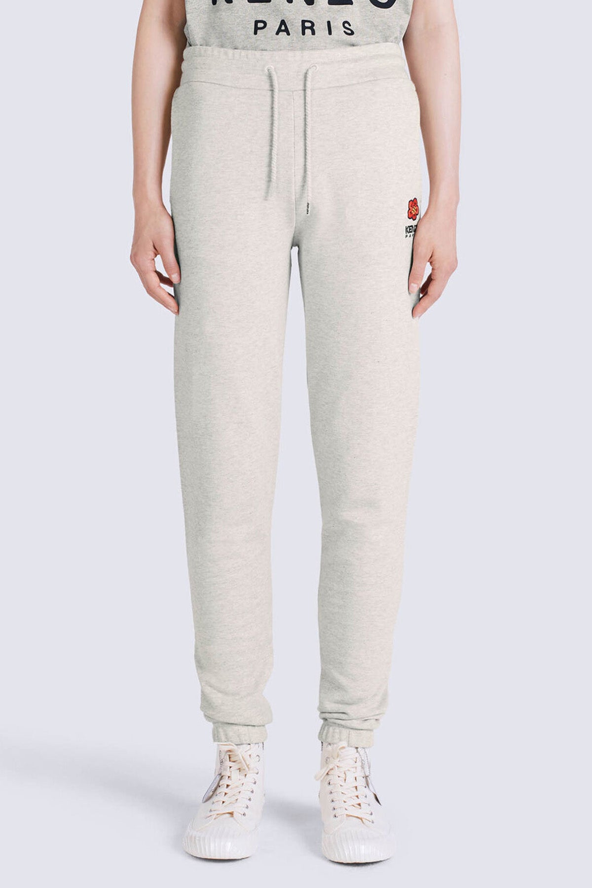 Kenzo Beli Lastikli Boke Flower Logolu Eşofman Altı-Libas Trendy Fashion Store