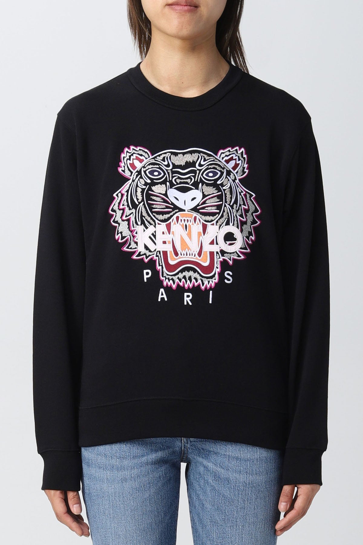 Kenzo Relaxed Fit Kaplan Logolu Sweatshirt-Libas Trendy Fashion Store