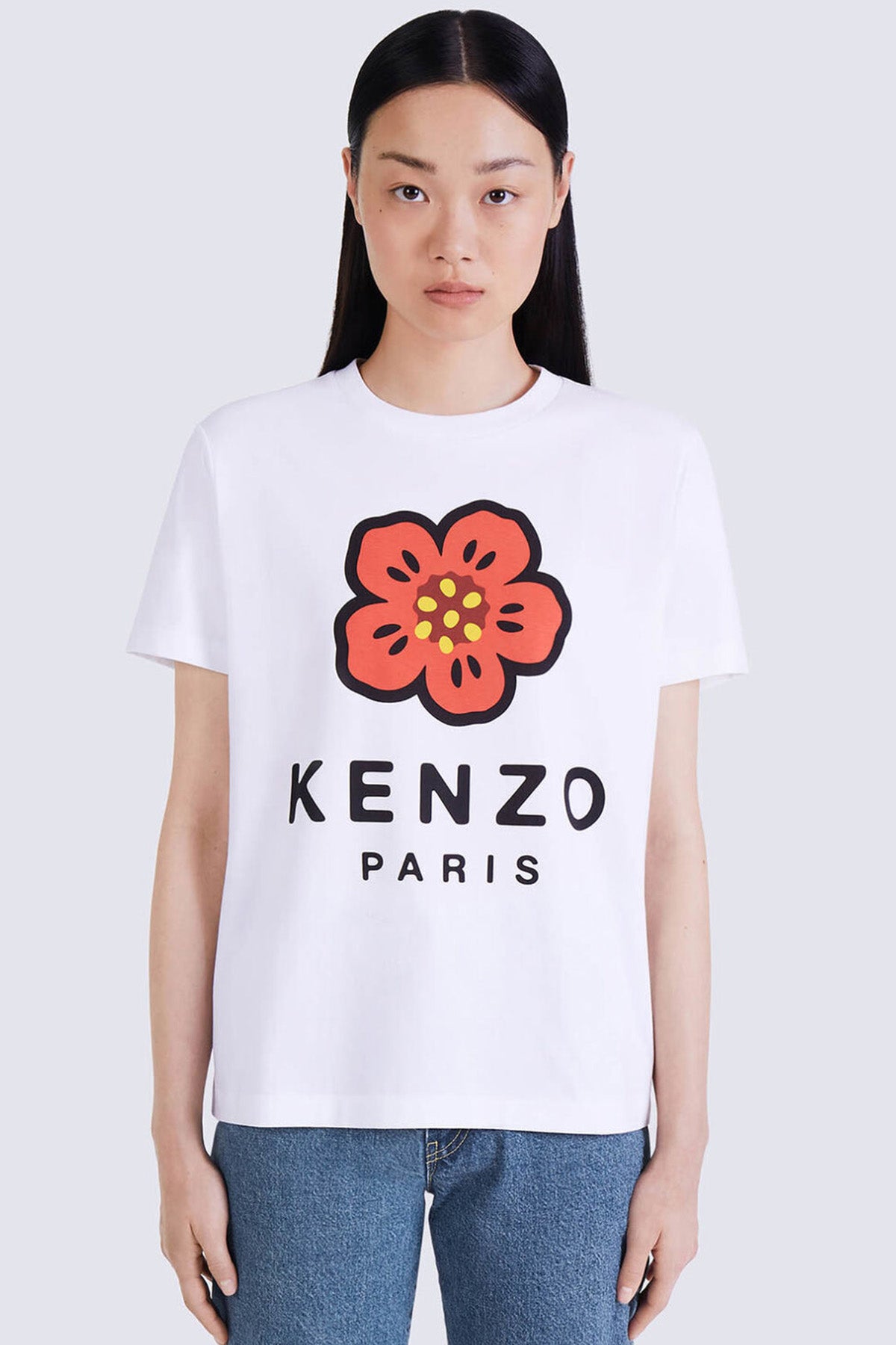 Kenzo Big Boke Flower Logolu T-shirt-Libas Trendy Fashion Store