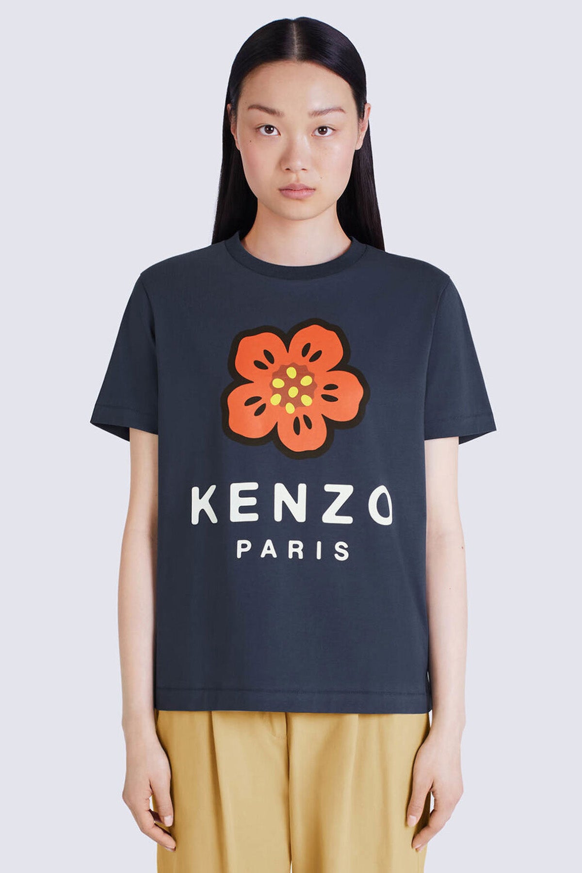 Kenzo Big Boke Flower Logolu T-shirt-Libas Trendy Fashion Store