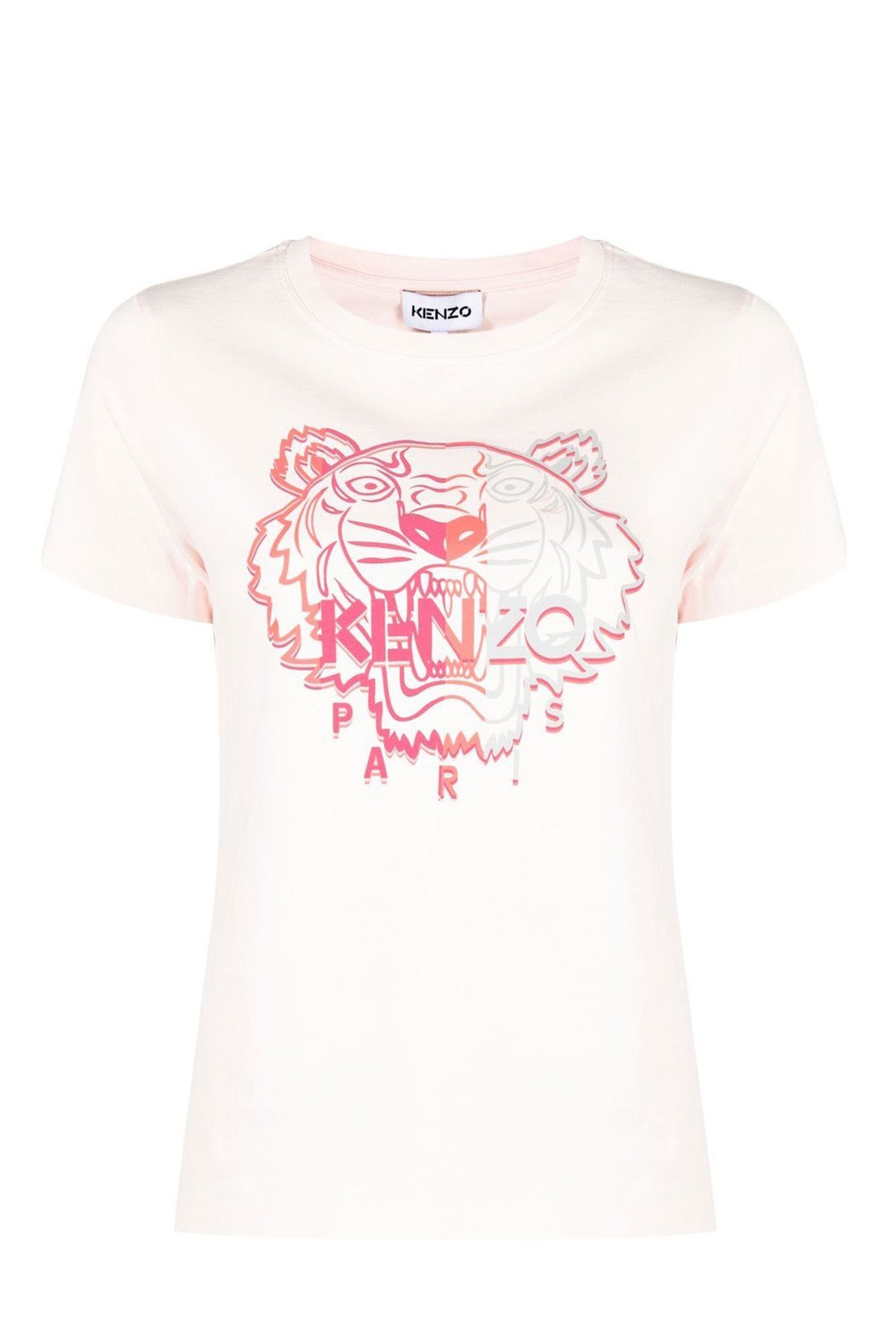 Kenzo Renk Geçişli Kaplan Logolu T-shirt-Libas Trendy Fashion Store