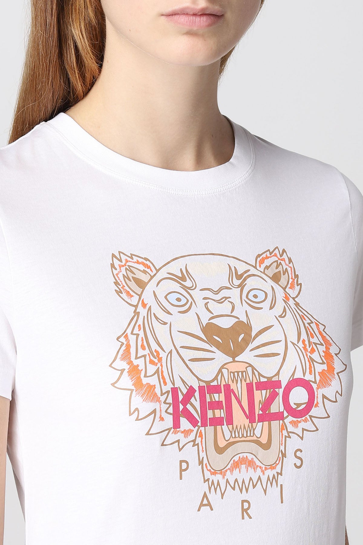 Kenzo Kaplan Logolu T-shirt-Libas Trendy Fashion Store