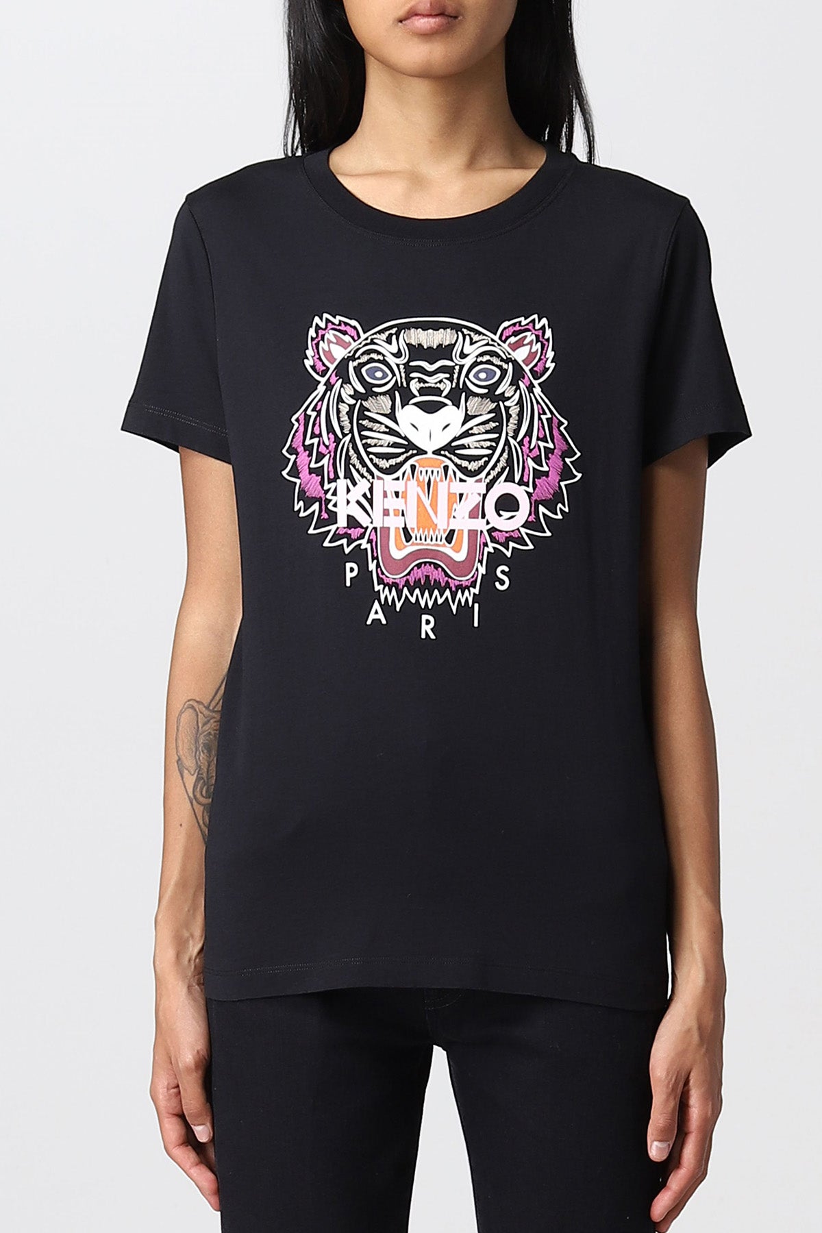 Kenzo Kaplan Logolu T-shirt-Libas Trendy Fashion Store