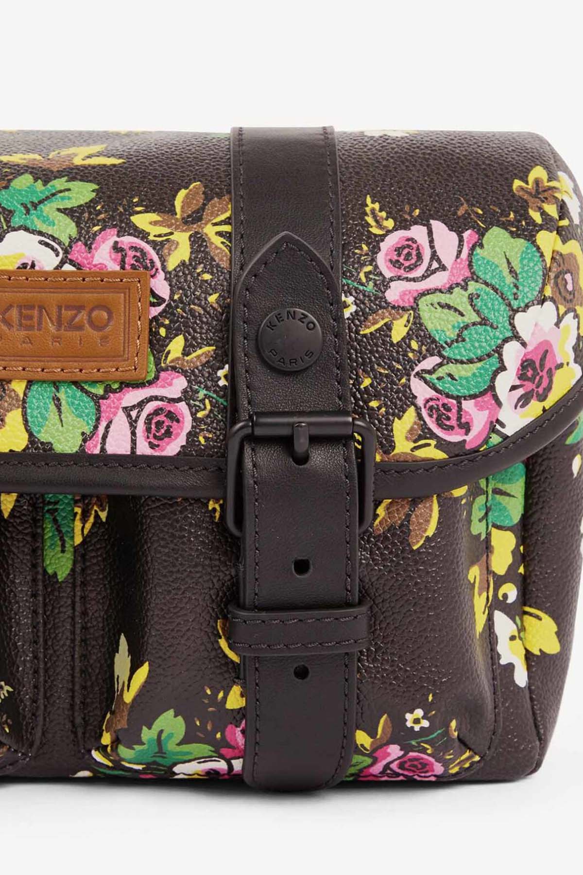 Kenzo Pop Bouquet Desenli Omuz Çantası-Libas Trendy Fashion Store