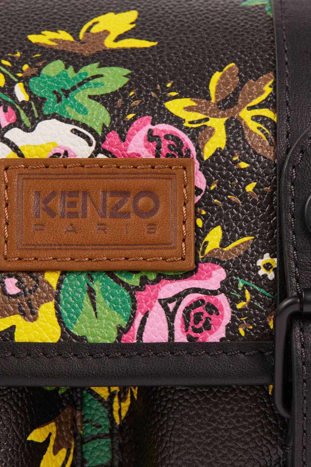 Kenzo Pop Bouquet Desenli Omuz Çantası-Libas Trendy Fashion Store