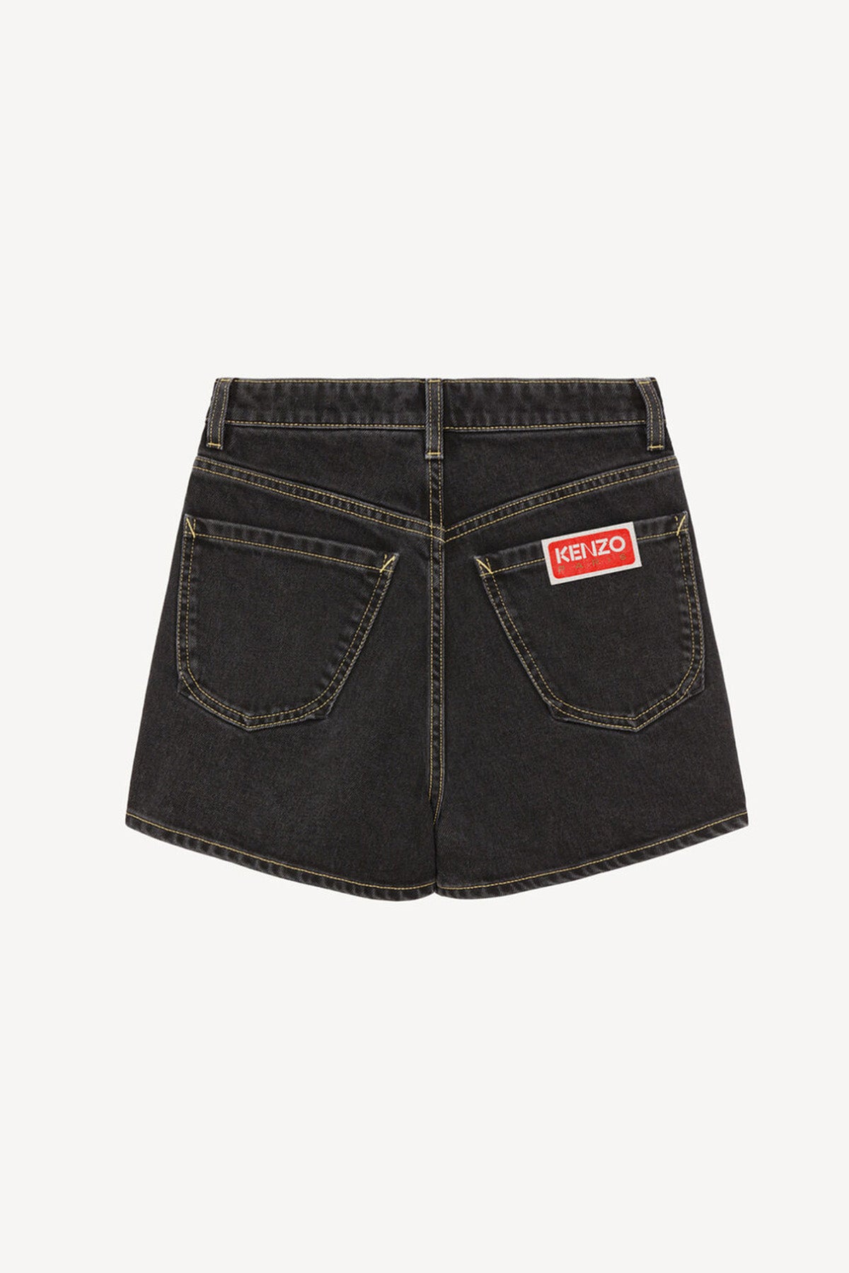 Kenzo Boke Flower Logolu Jean Şort-Libas Trendy Fashion Store