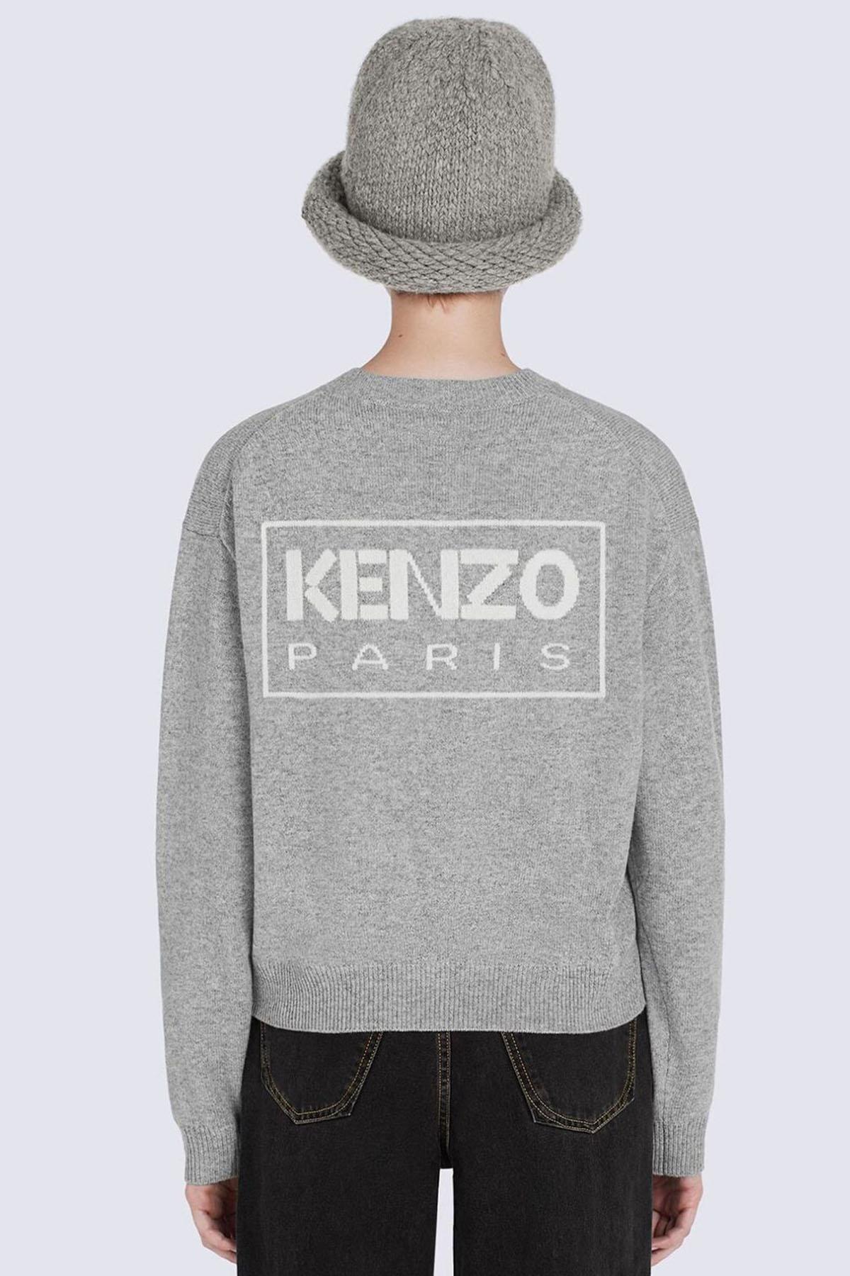 Kenzo Boke Flower Logolu Yün Triko-Libas Trendy Fashion Store