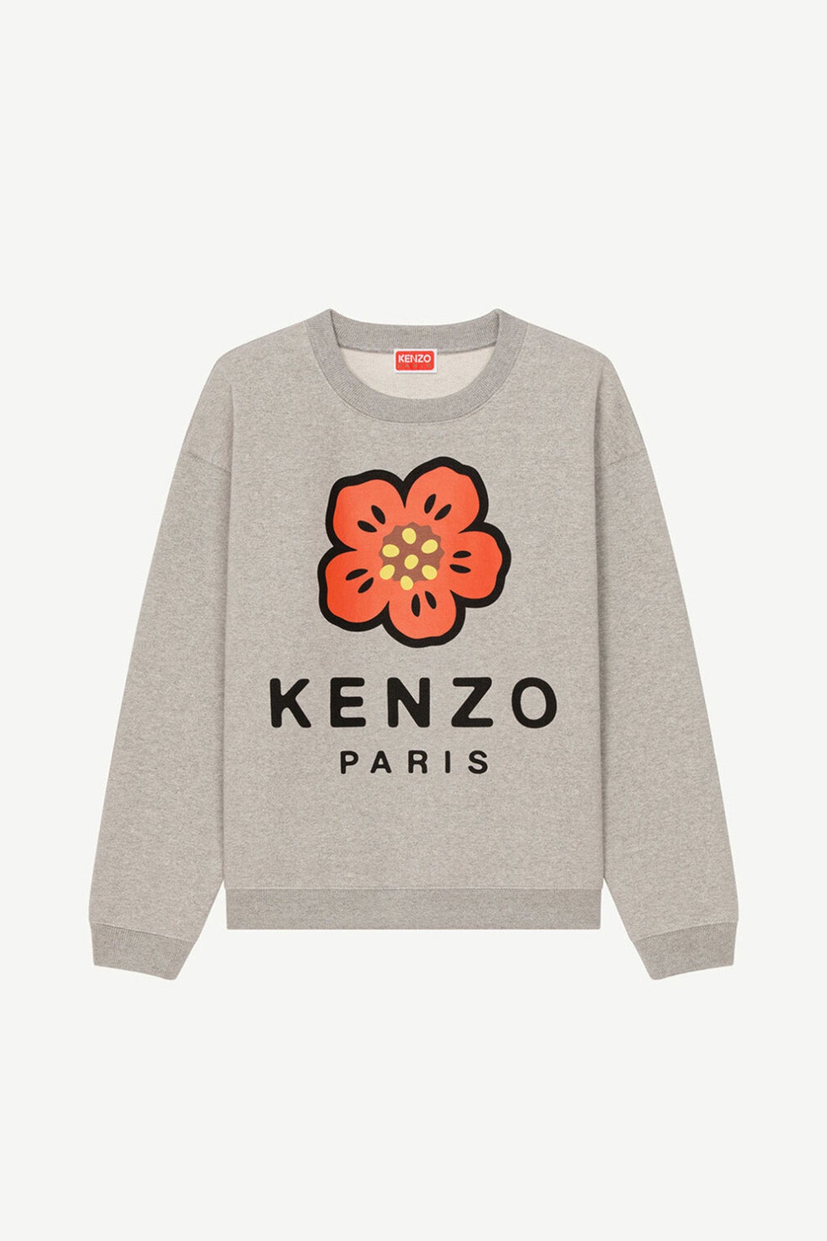 Kenzo Boke Flower Logolu Yuvarlak Yaka Sweatshirt-Libas Trendy Fashion Store