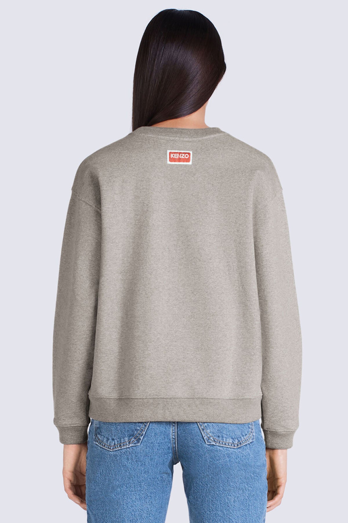 Kenzo Boke Flower Logolu Yuvarlak Yaka Sweatshirt-Libas Trendy Fashion Store