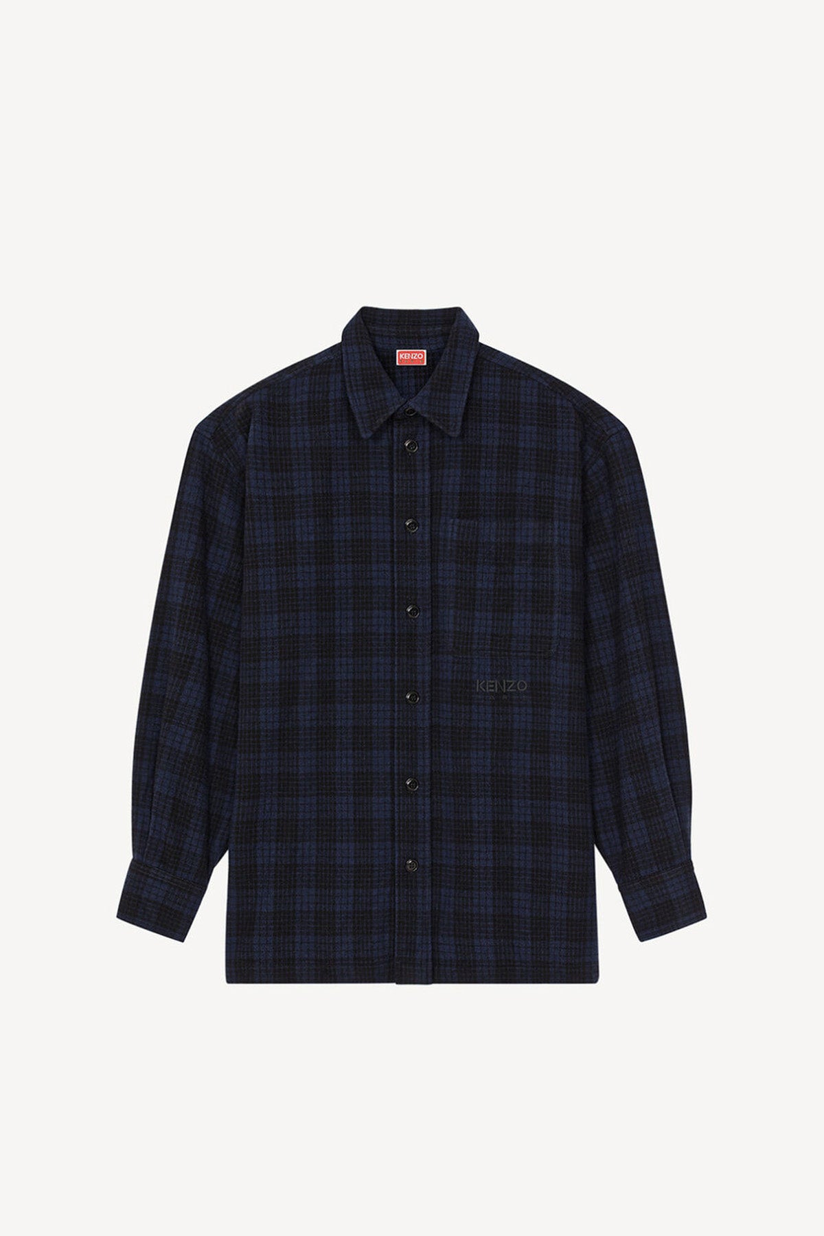 Kenzo Kareli Yün Gömlek Ceket-Libas Trendy Fashion Store