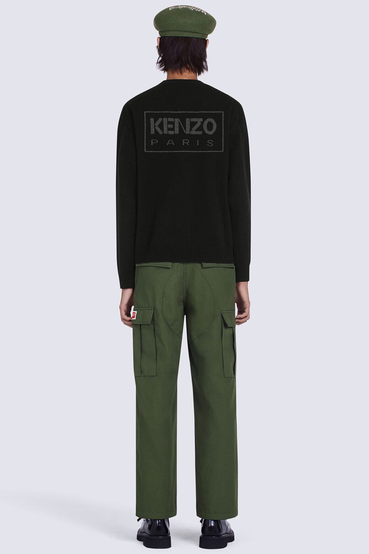 Kenzo Yuvarlak Yaka Boke Flower Logolu Yün Triko-Libas Trendy Fashion Store