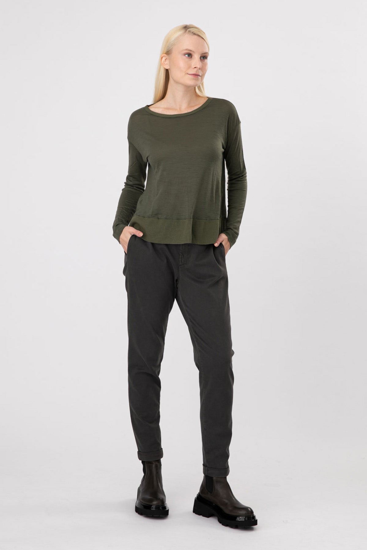 Transit Beli Lastikli Streç Pantolon-Libas Trendy Fashion Store