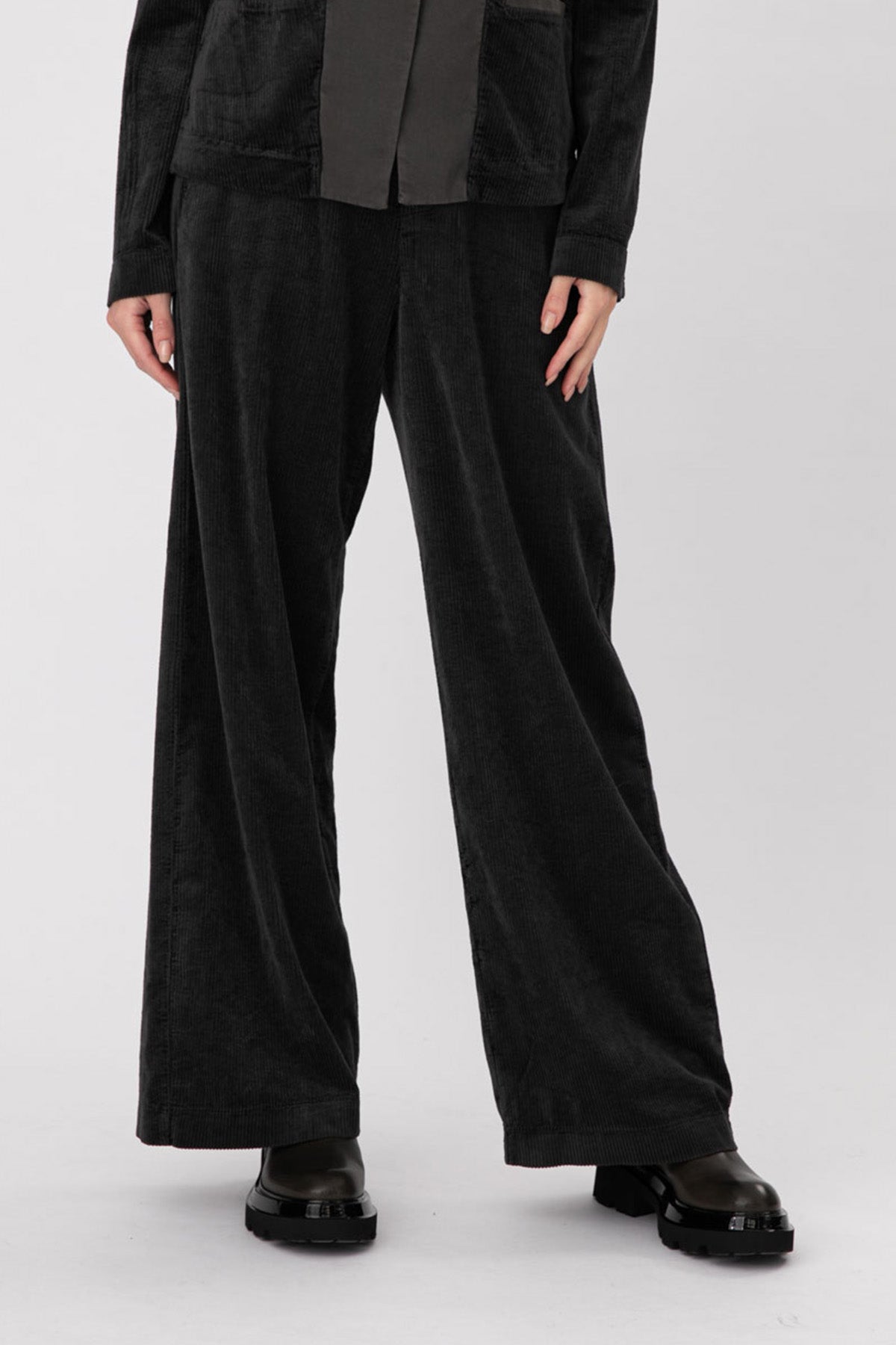 Transit Fitilli Kadife Pantolon