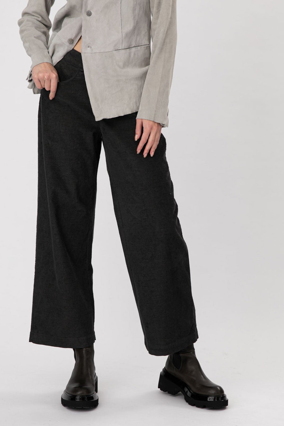 Transit Ketenli Crop Pantolon-Libas Trendy Fashion Store