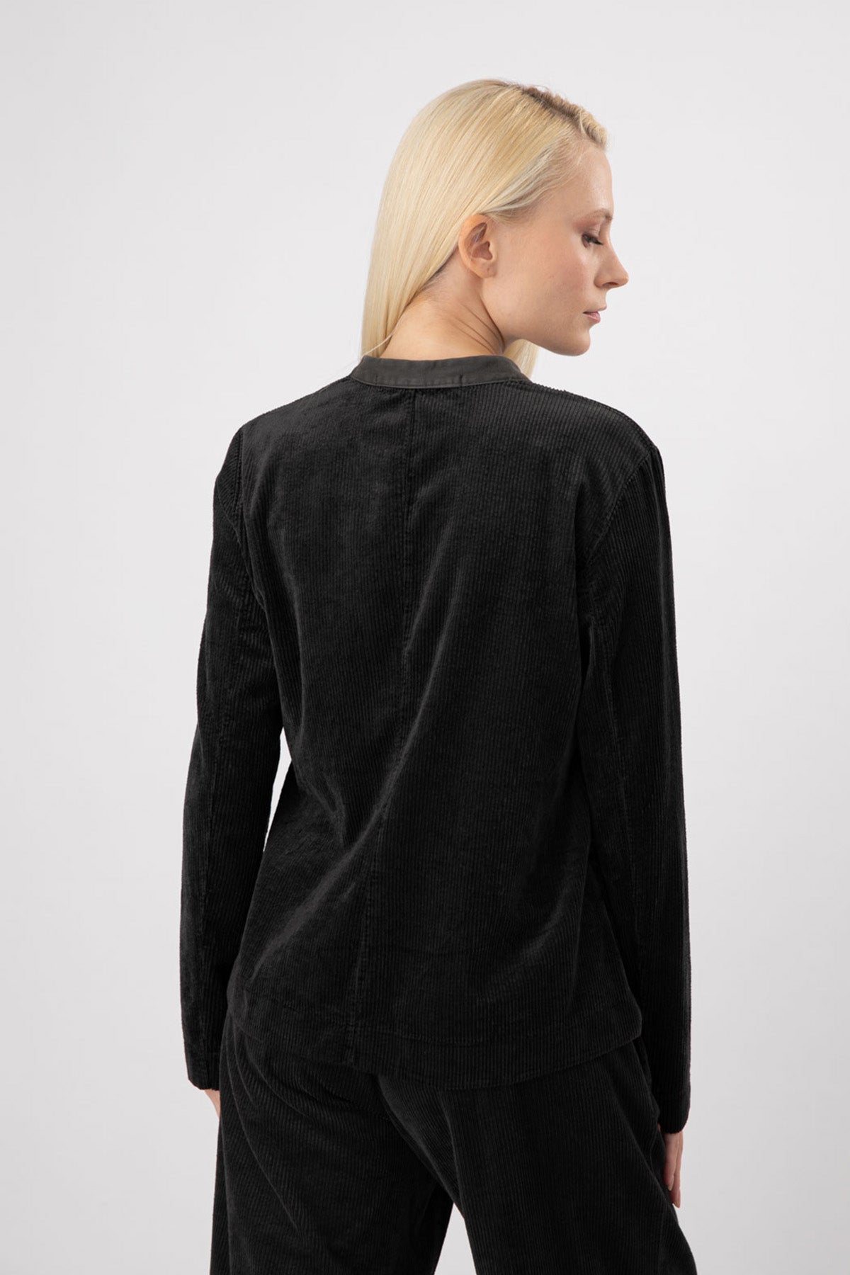 Transit Hakim Yaka Fitilli Kadife Streç Ceket-Libas Trendy Fashion Store