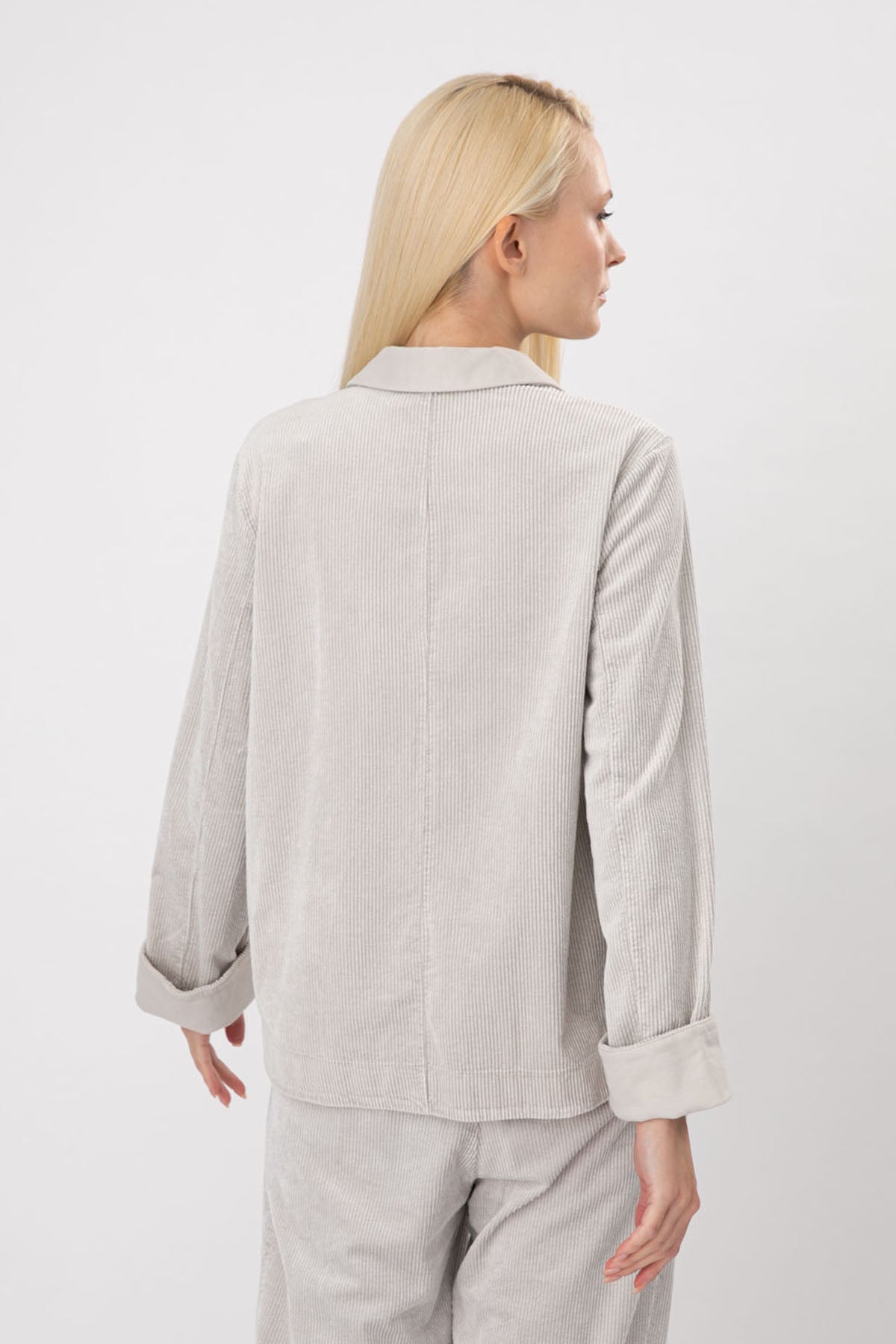 Transit Fitilli Kadife Streç Ceket-Libas Trendy Fashion Store